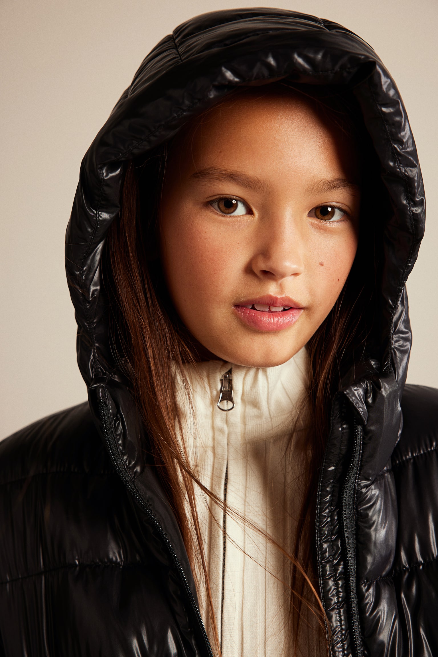 Midweight Puffer Jacket - Black - 2