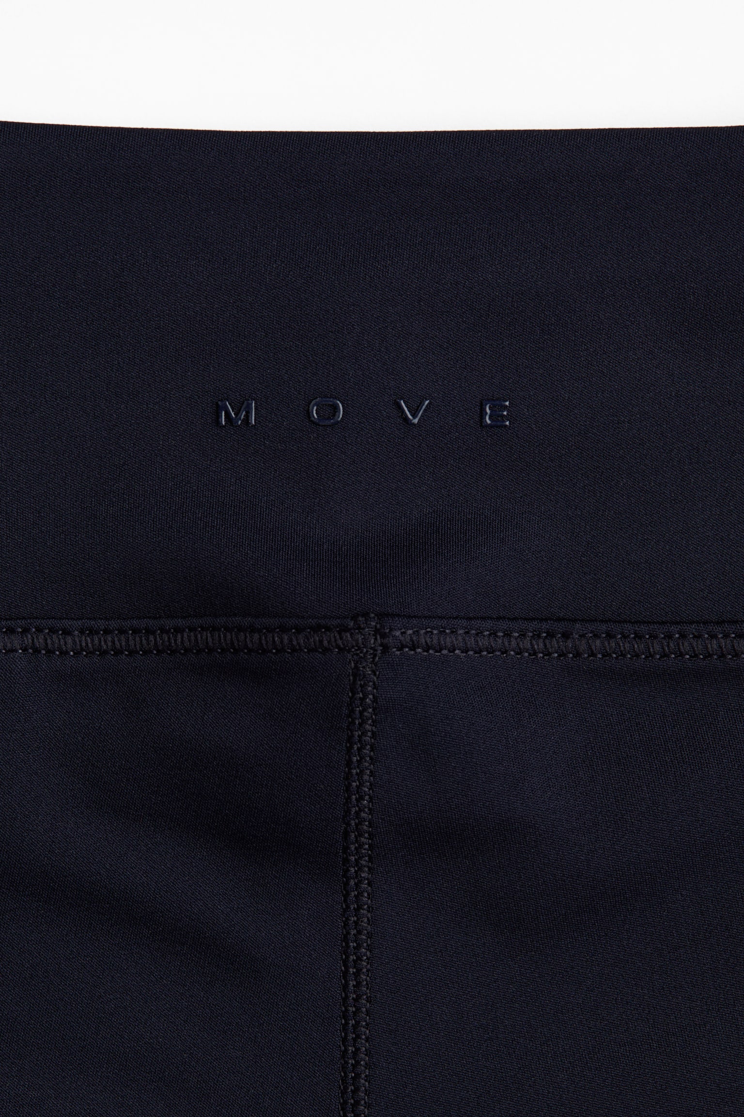 Pocket-detail sports leggings with DryMove™ - Navy blue/Black/Dark green - 2