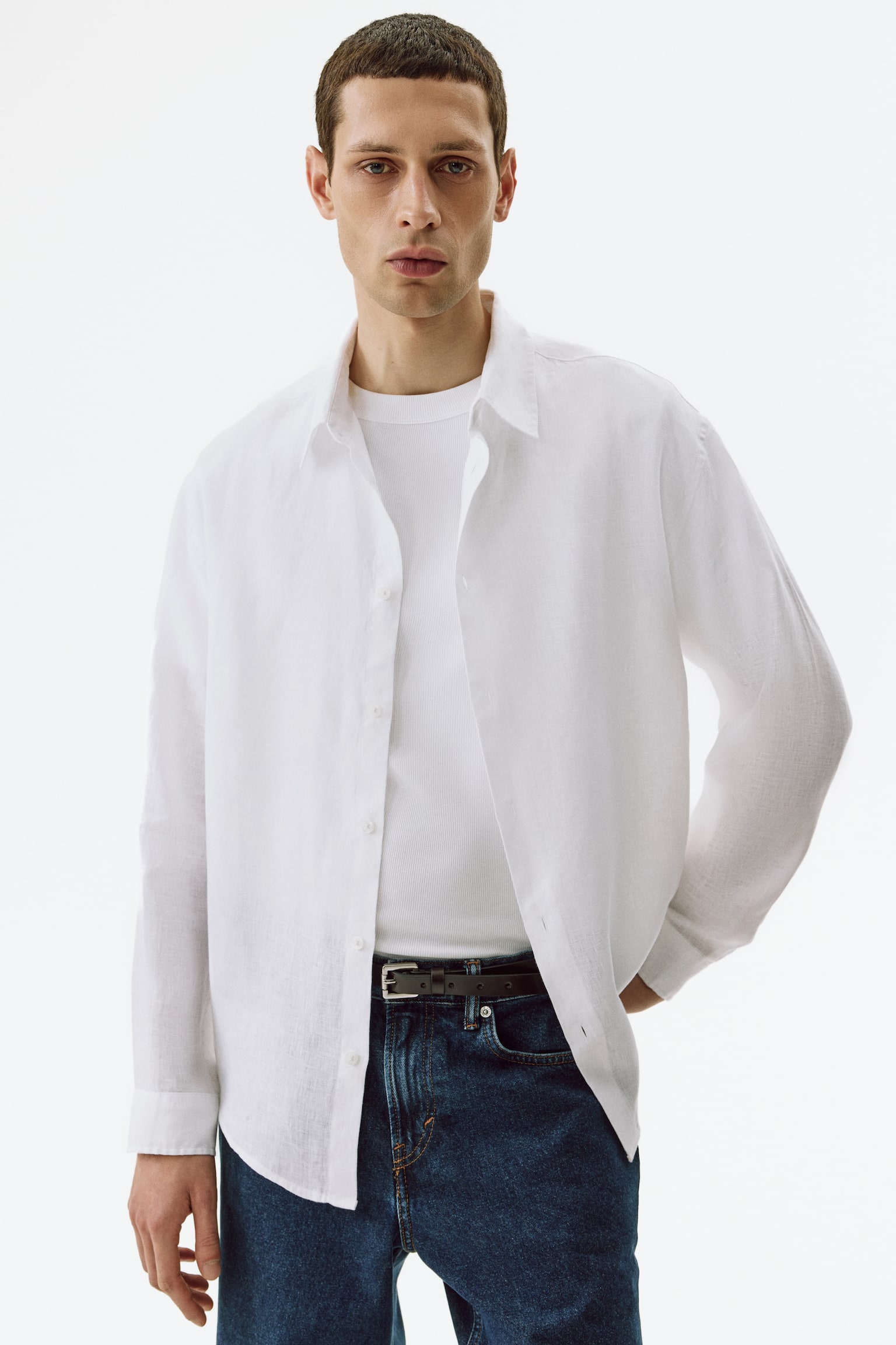 Leinenhemd in Relaxed Fit - 2