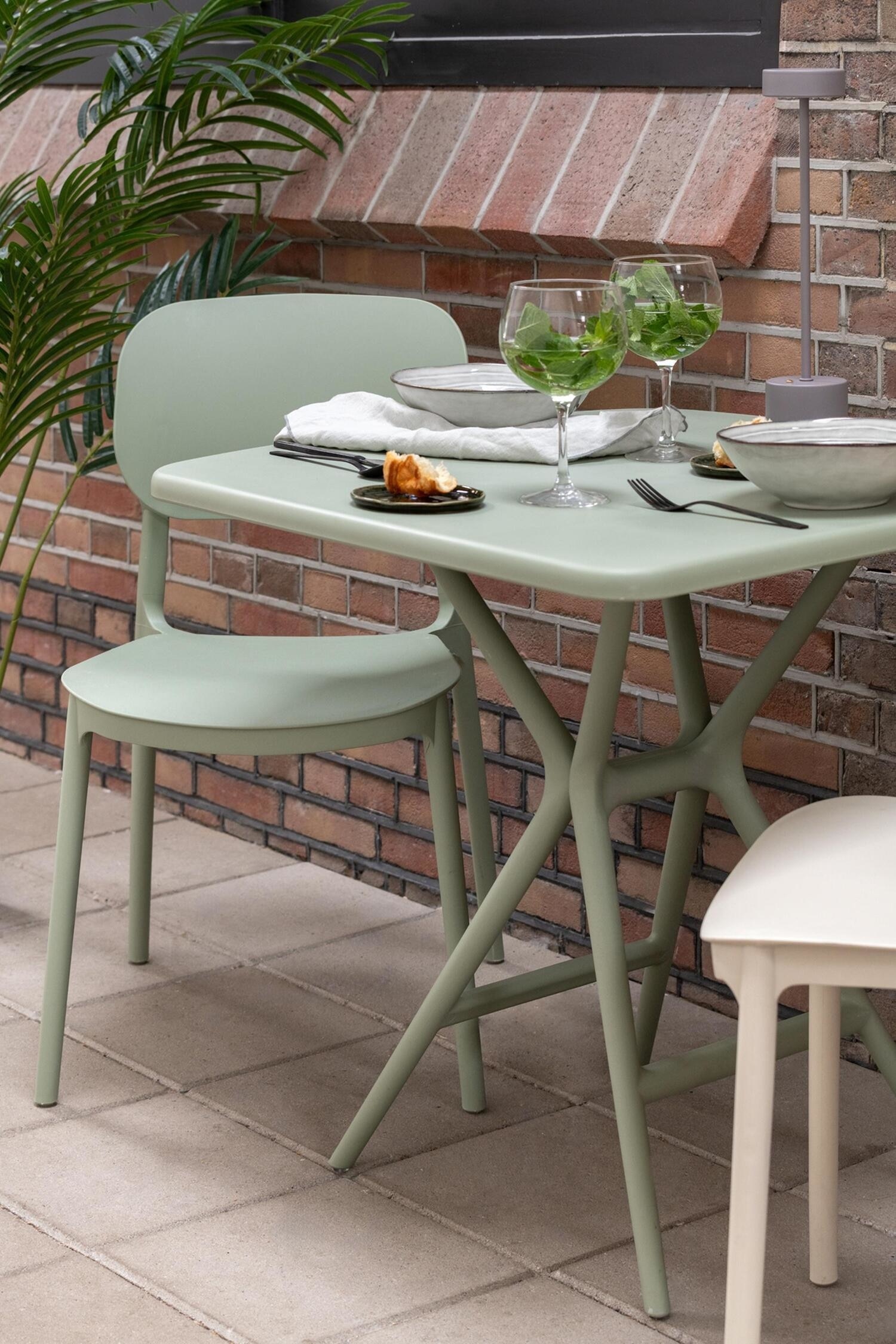 Ganar Led Bordlampe - Mørkegrå/Børstet Guld/Nikkel/Militærgrøn/Hvid