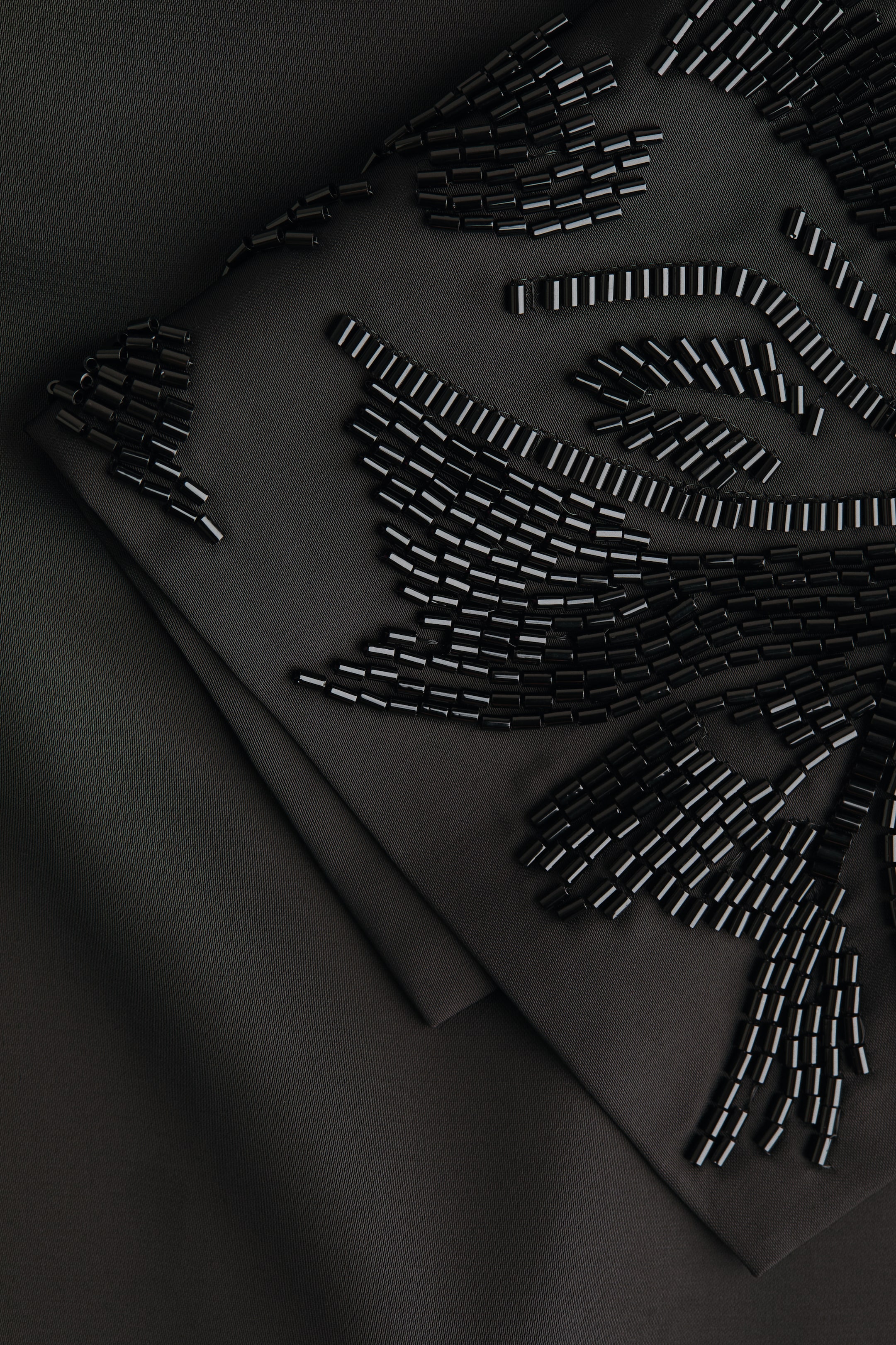 View larger image: Bead-embroidered cowl-back blouse - Black - Ladies | H&M 7