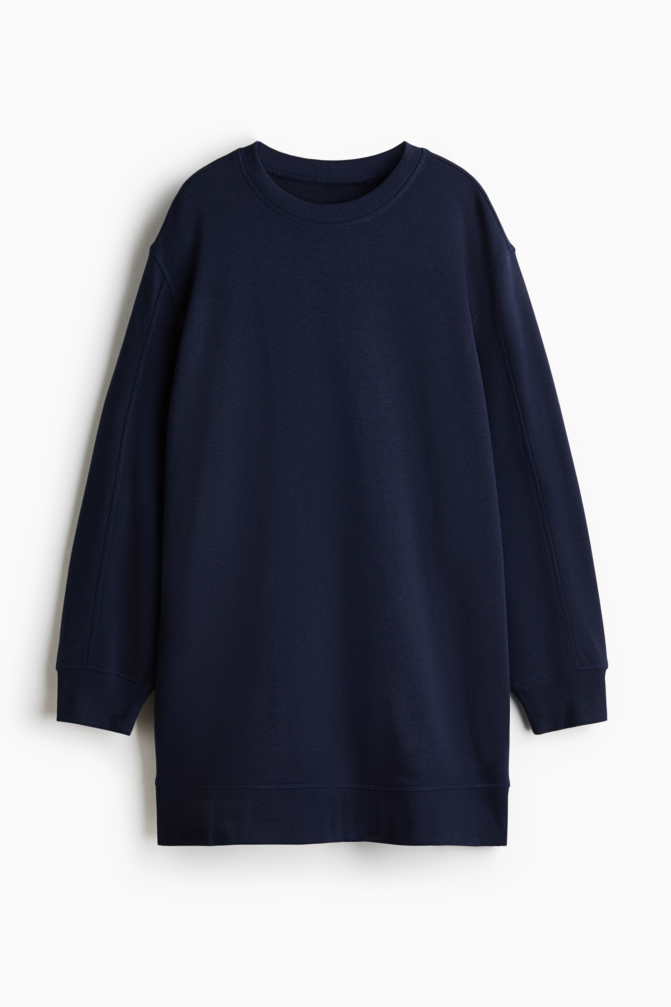 Sweatshirt Dress - Navy blue/Pink/Light blue