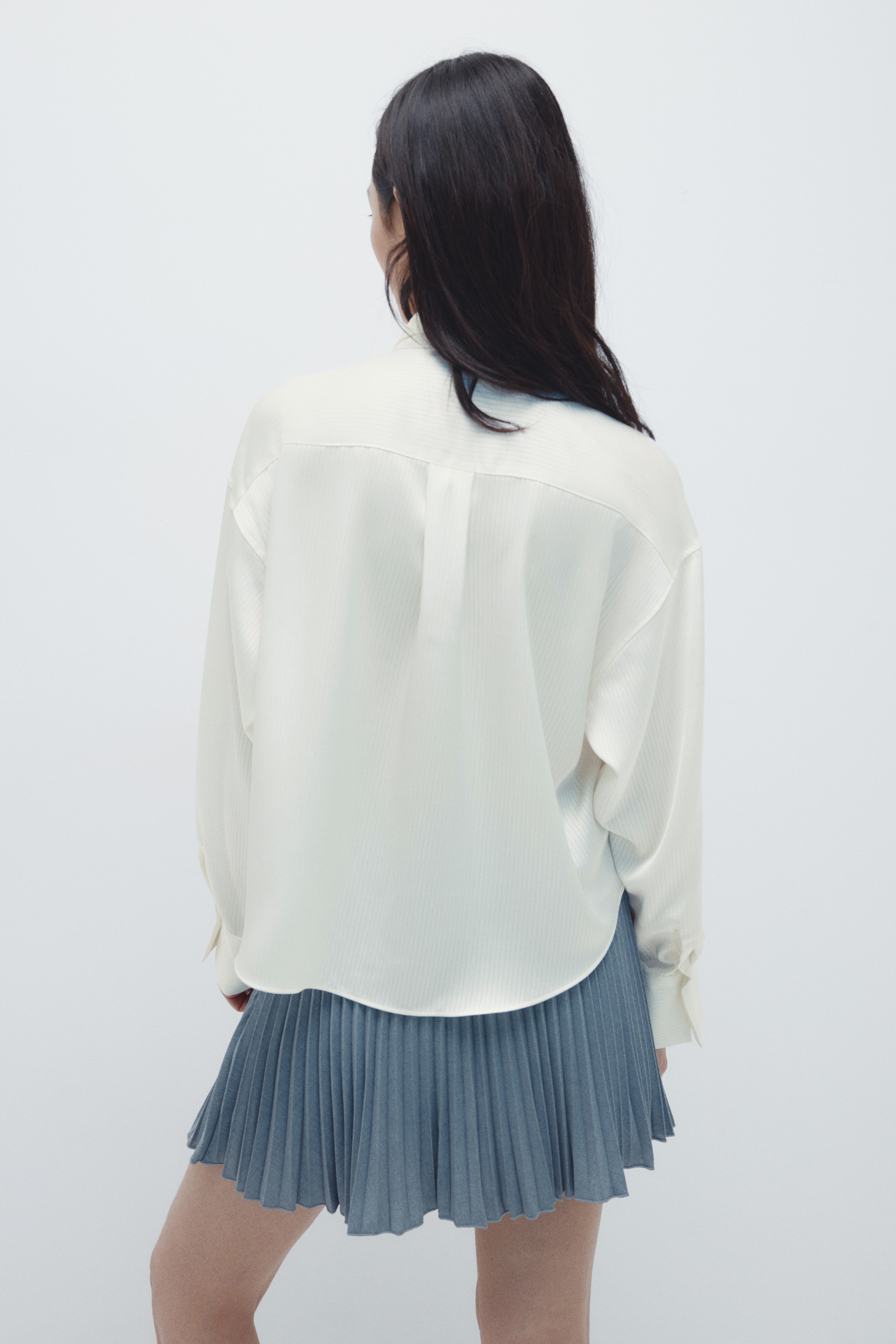 Tie-detail shirt