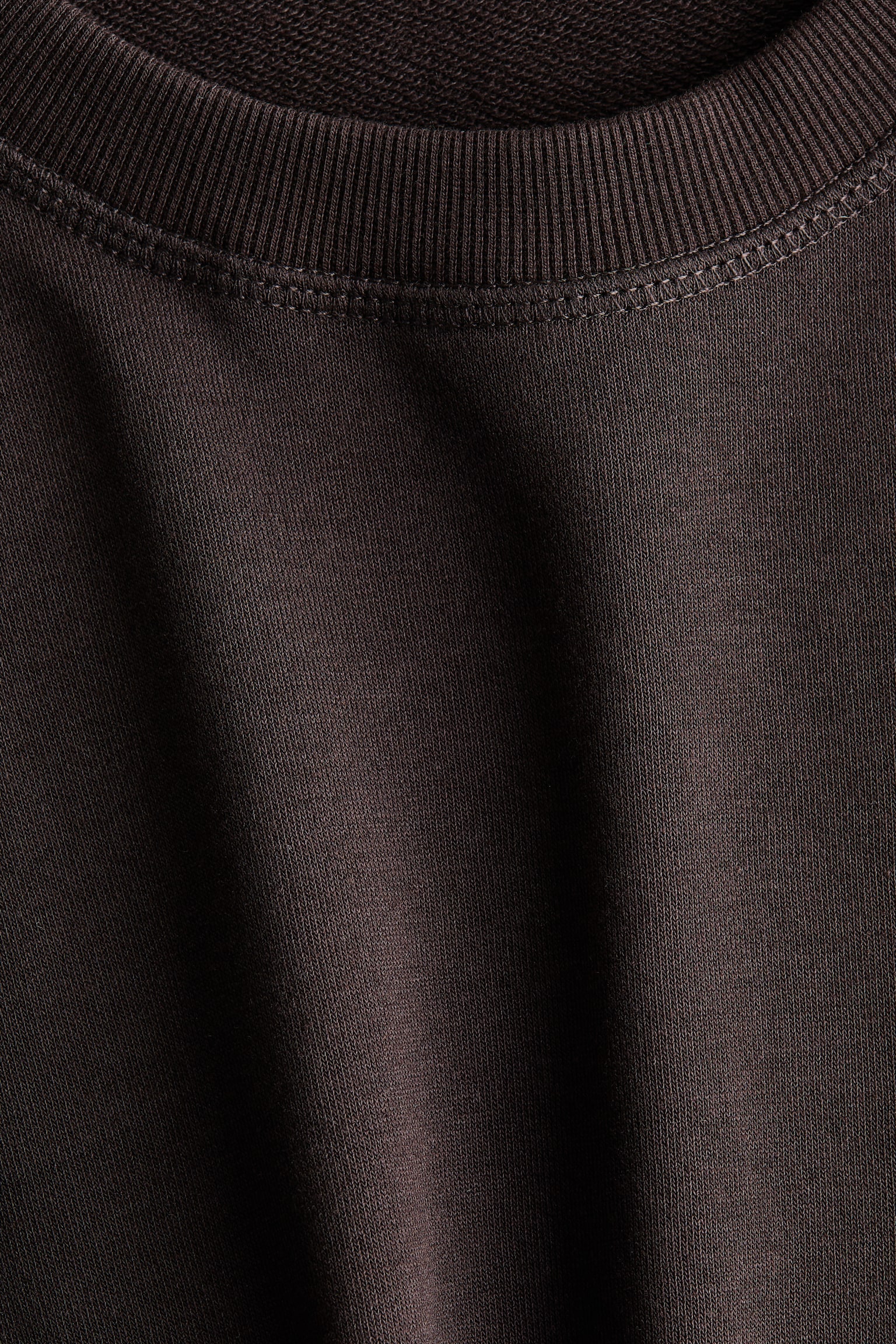 Sweatshirt dress - Dark brown/Light grey marl/Black/Light blue - 3