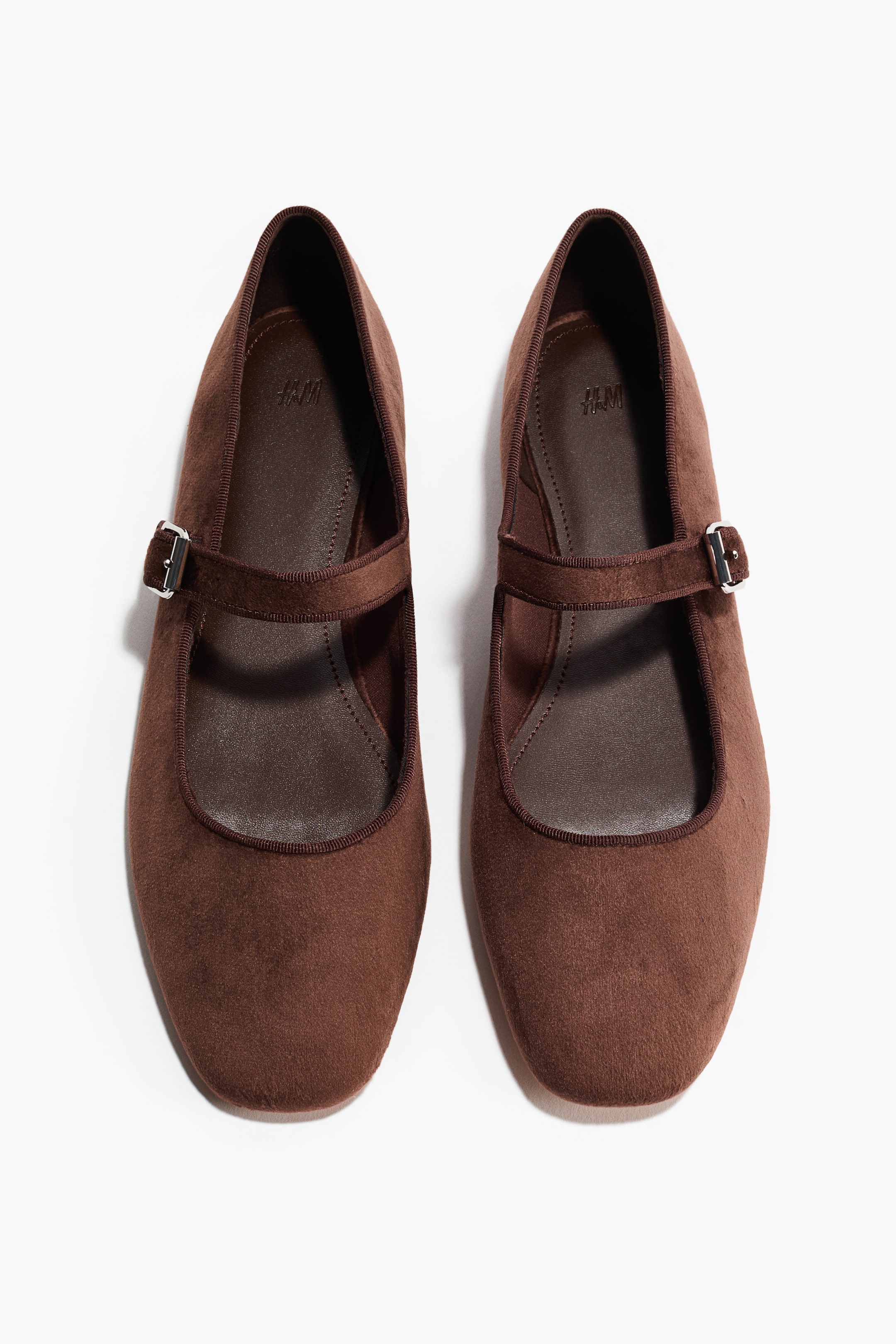Ver imagen más grande: Mary Jane ballet flats - Marrón oscuro - MUJER | H&M ES 1