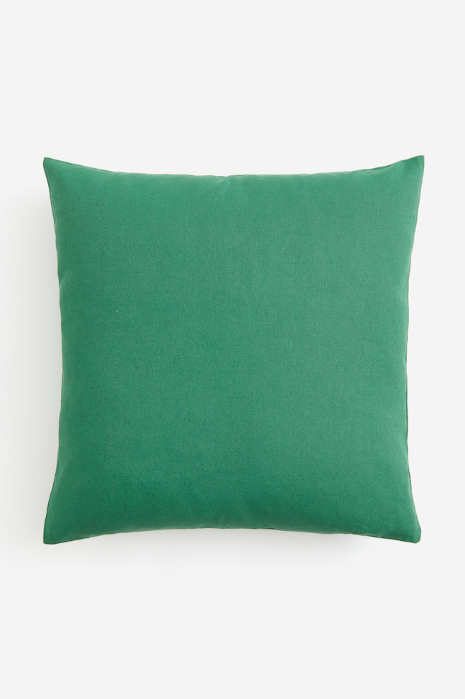 Cotton canvas cushion cover - Green/Cream/Dark grey/Beige/dc/dc/dc/dc/dc/dc/dc - 1