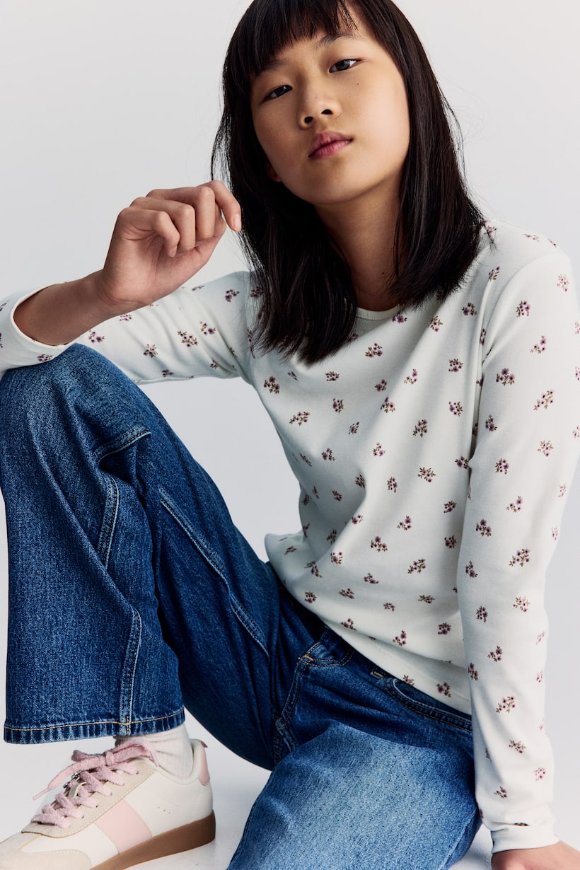 Tee-Shirt Fille Manches Courtes - Imprimés Mignons - Coton Confortable - 2 à 14 Ans - Style Décontracté
