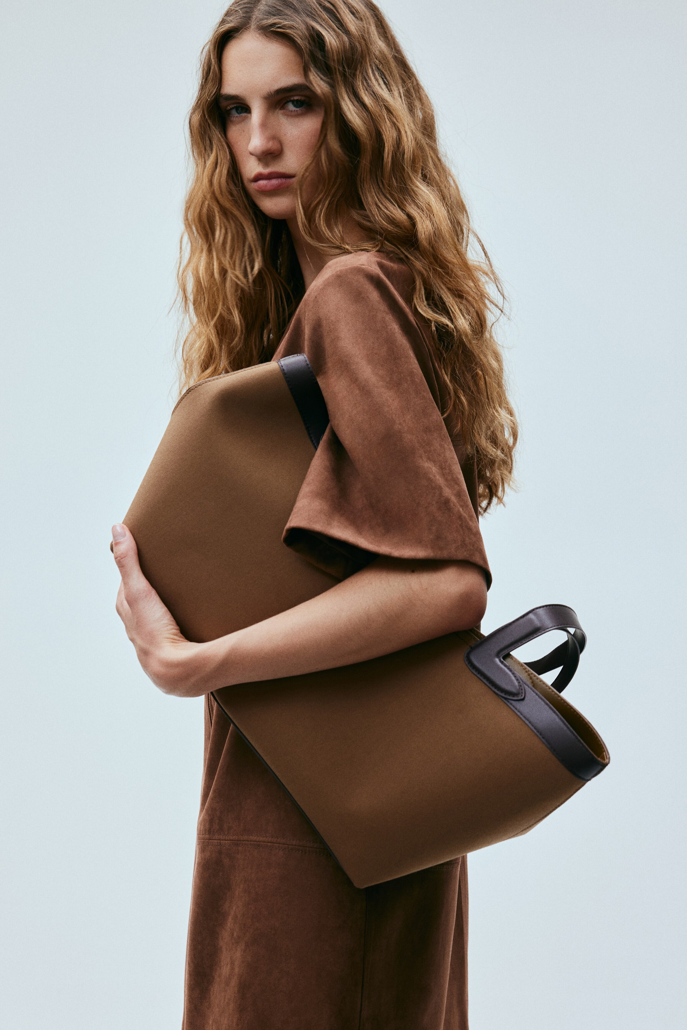 Women's Brown Zip-Front Shift Dress | H&M US