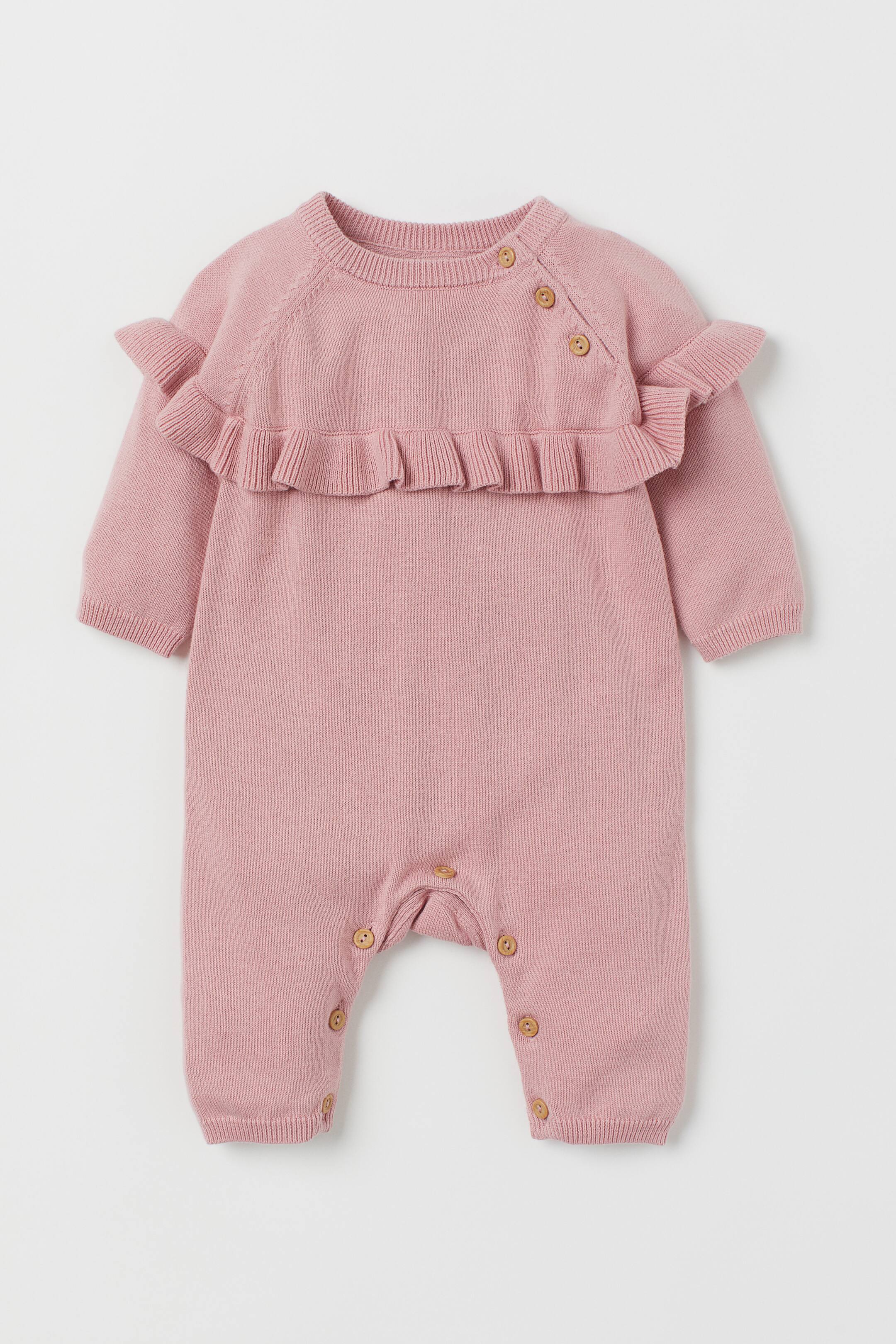 Rose Knit Romper main image 1