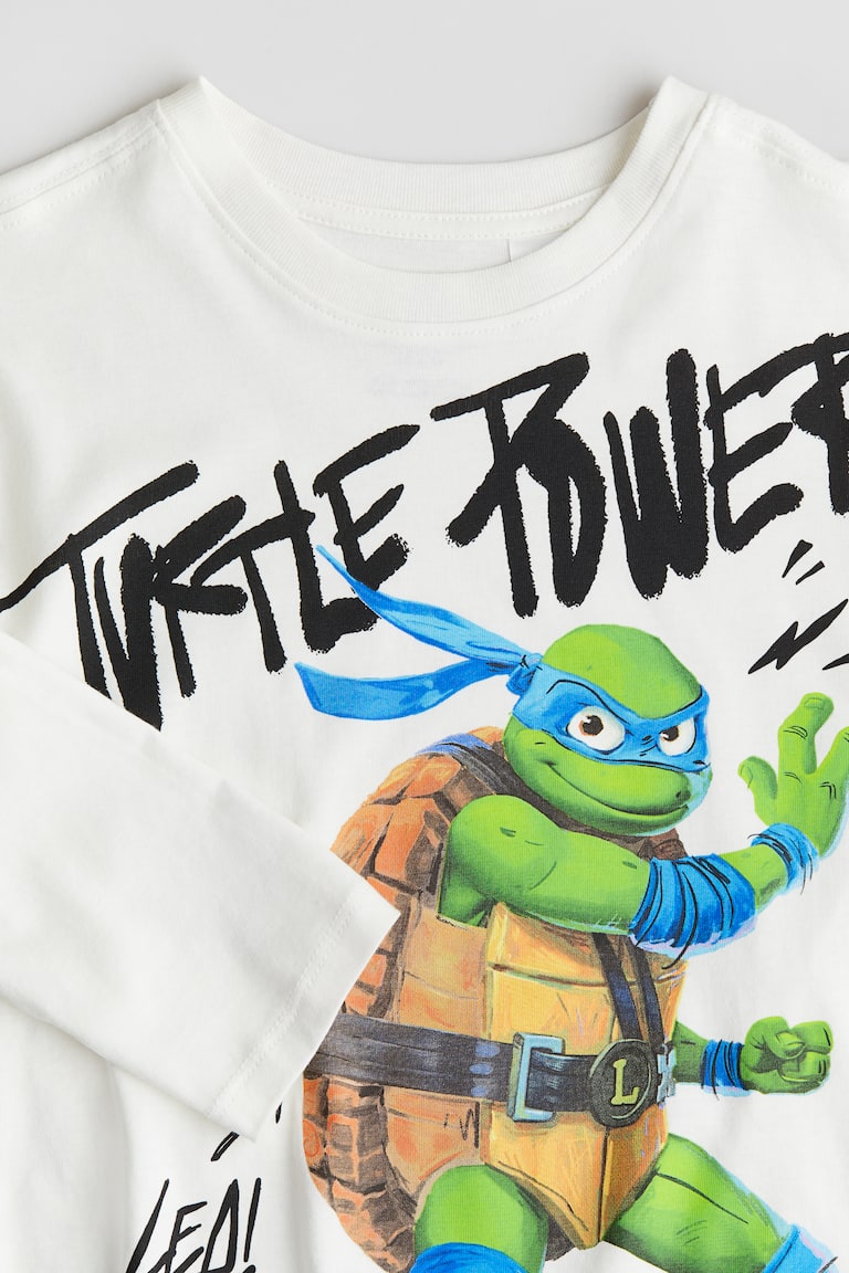 Camiseta de manga larga Blanco/TMNT NIÑOS H&M ES
