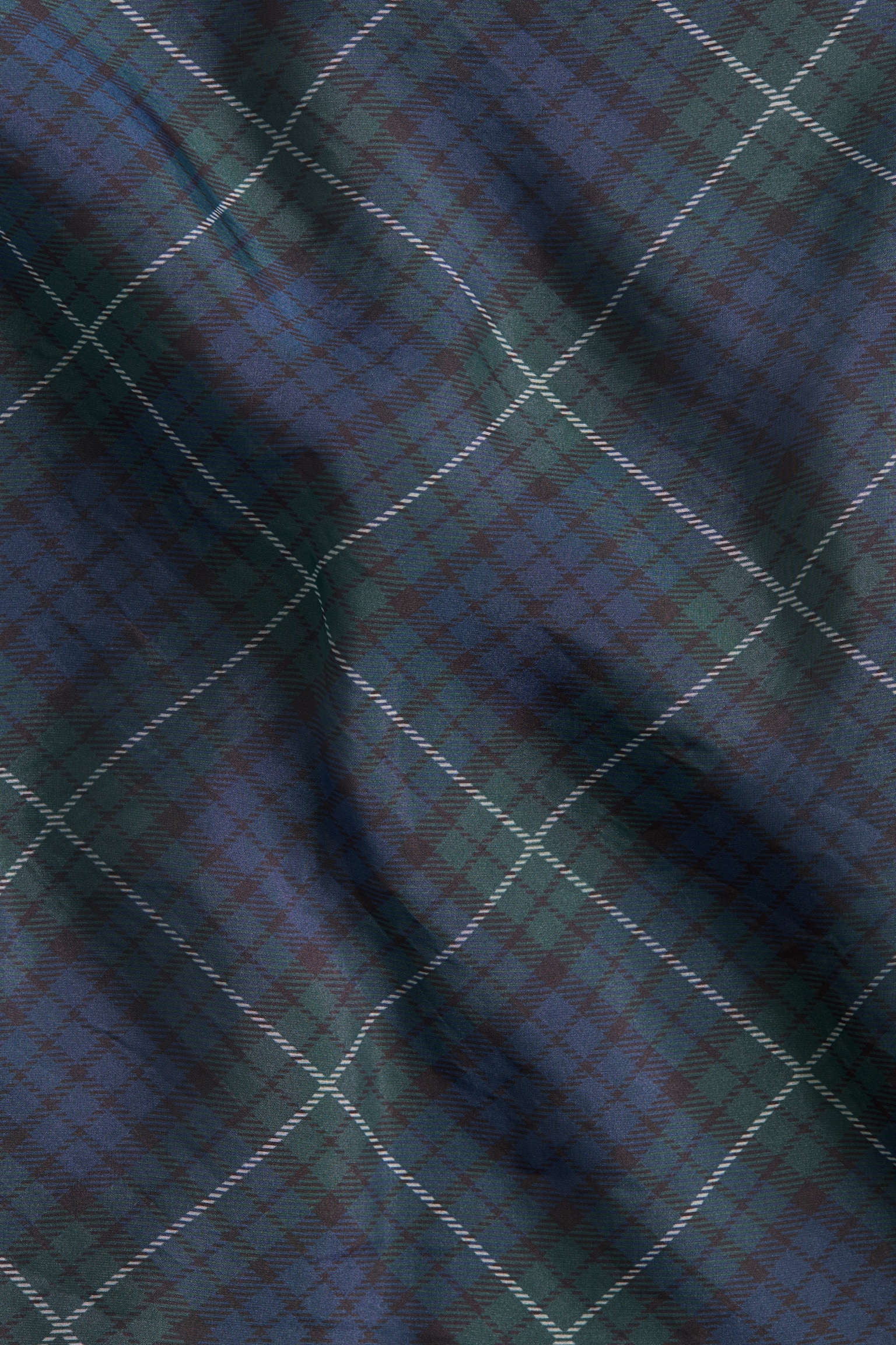 Váy hai dây nhiều lớp - Màu xanh dương/Kẻ ca rô - 2