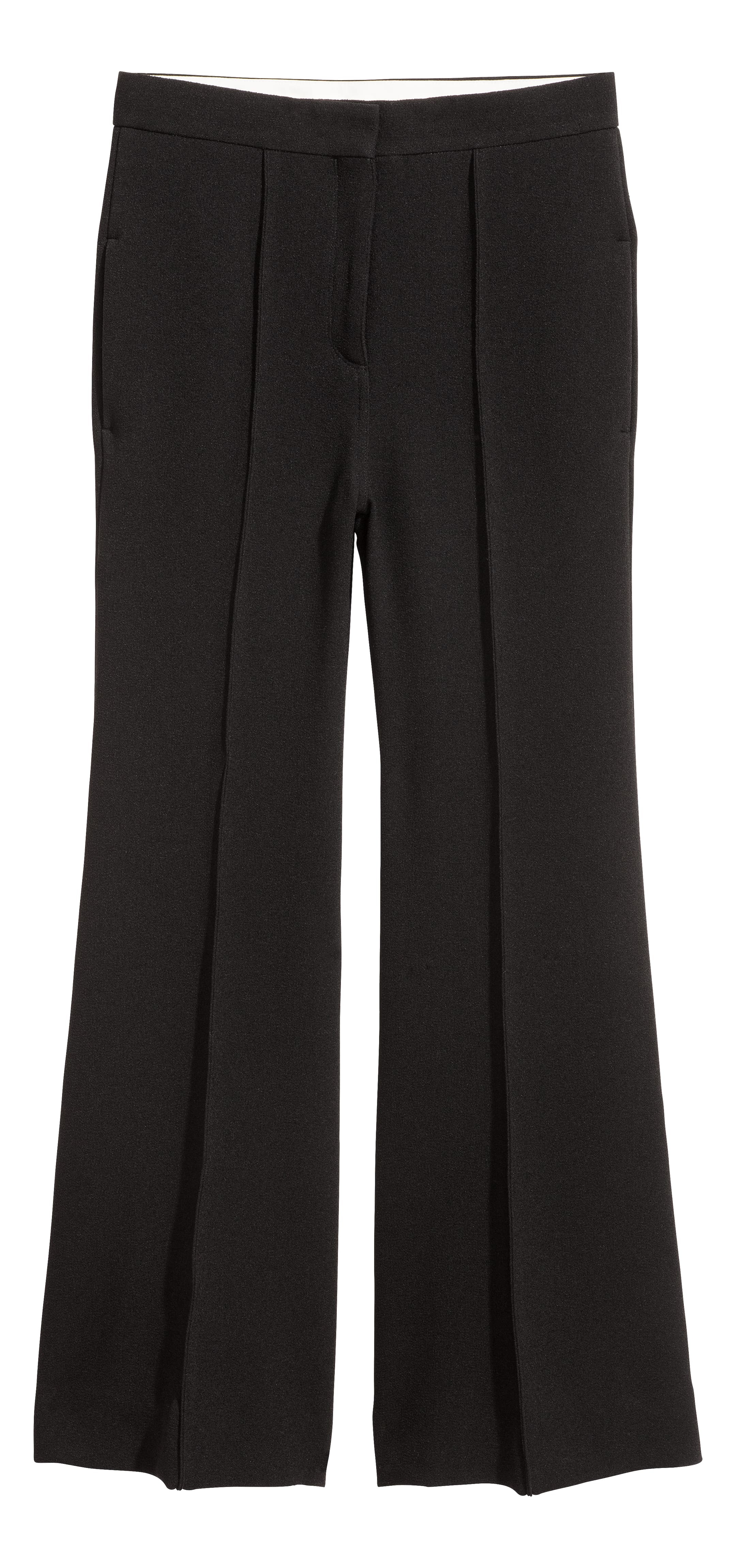 Flared trousers - Low waist - Black - Ladies | H&M GB