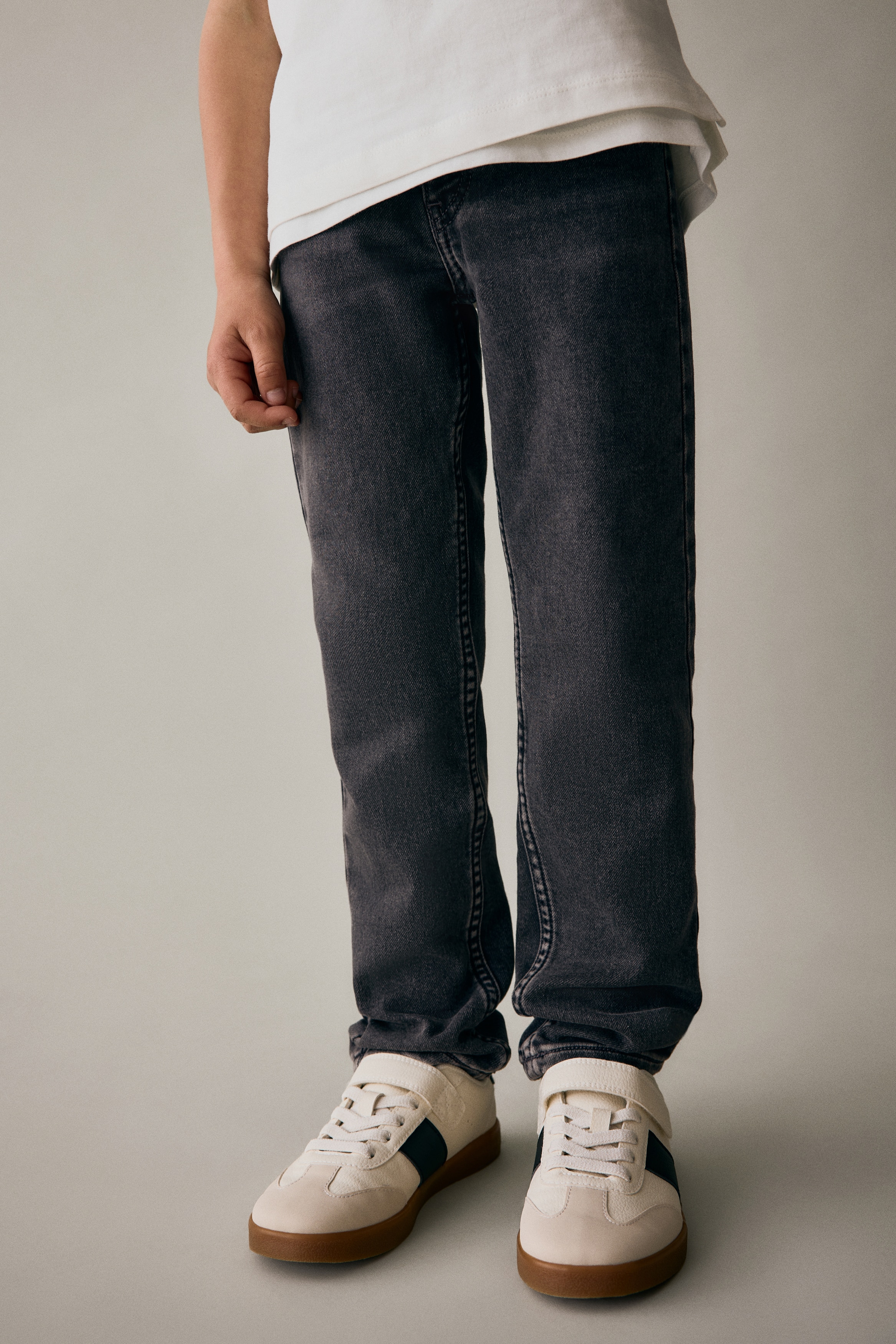 Super Soft Slim Fit Jeans - Dark gray - Kids | H&M US