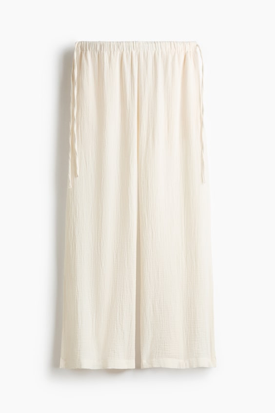 Женские брюки H&M Drawstring-Detail Muslin Pants