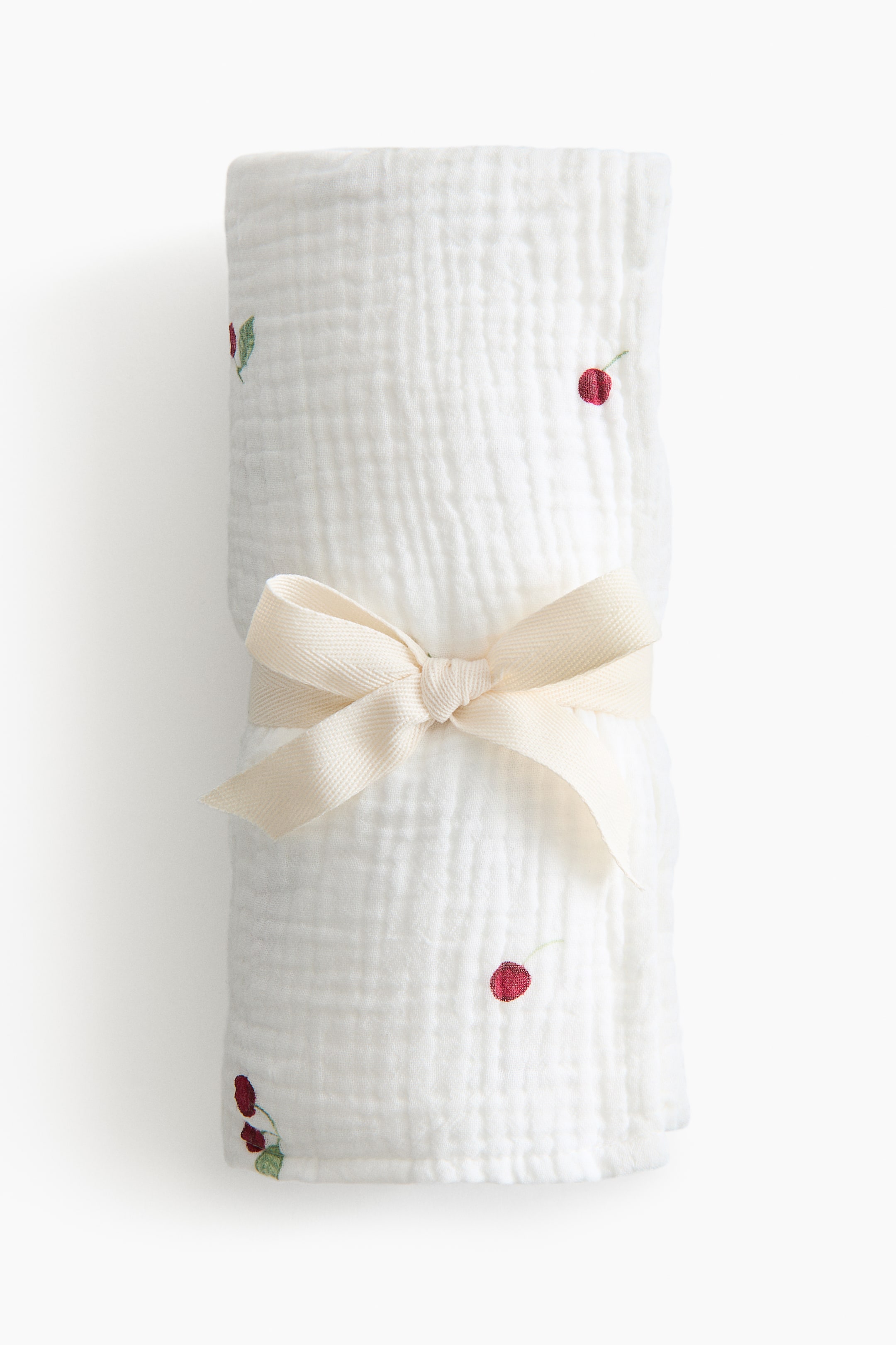 Patterned Muslin Baby Blanket