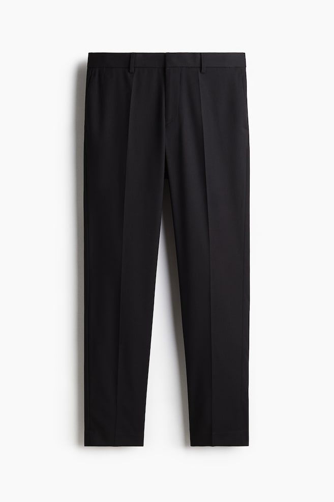 Skinny Fit Suit trousers - Black/Dark blue - 1