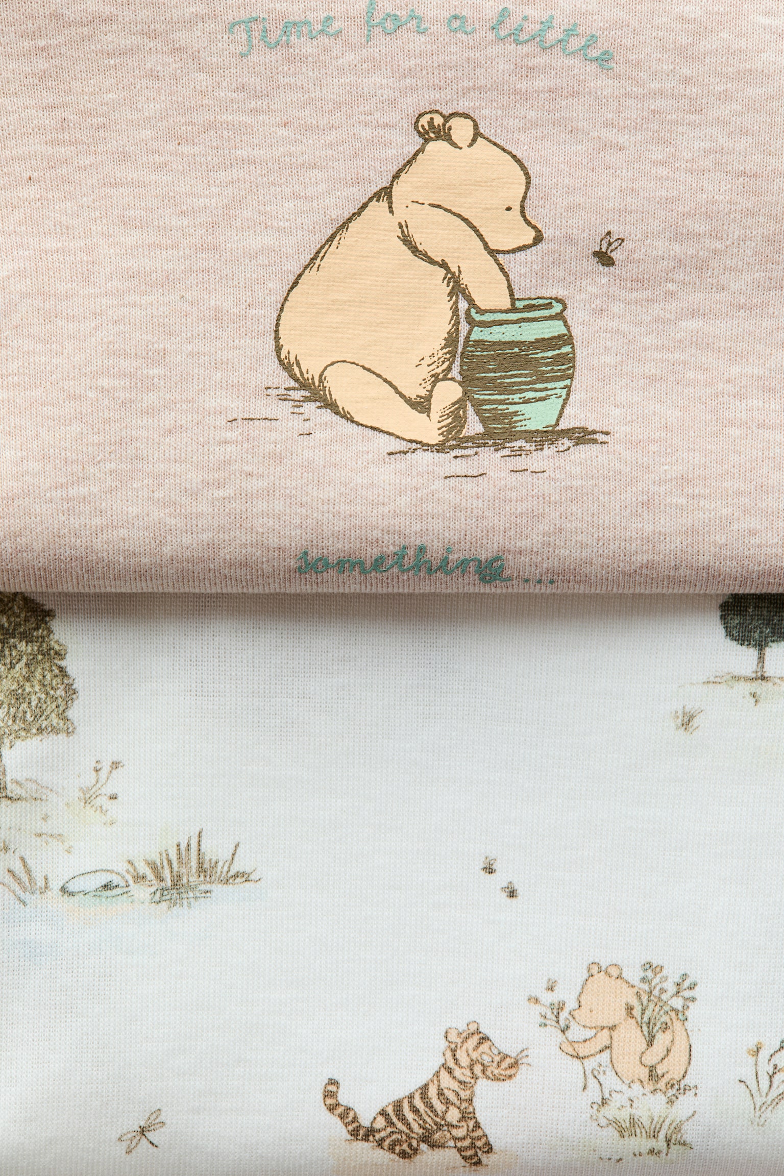 Боди Printed для детей, хлопок, 2 шт. — H&M, цвет: Бежевый — фото 2
