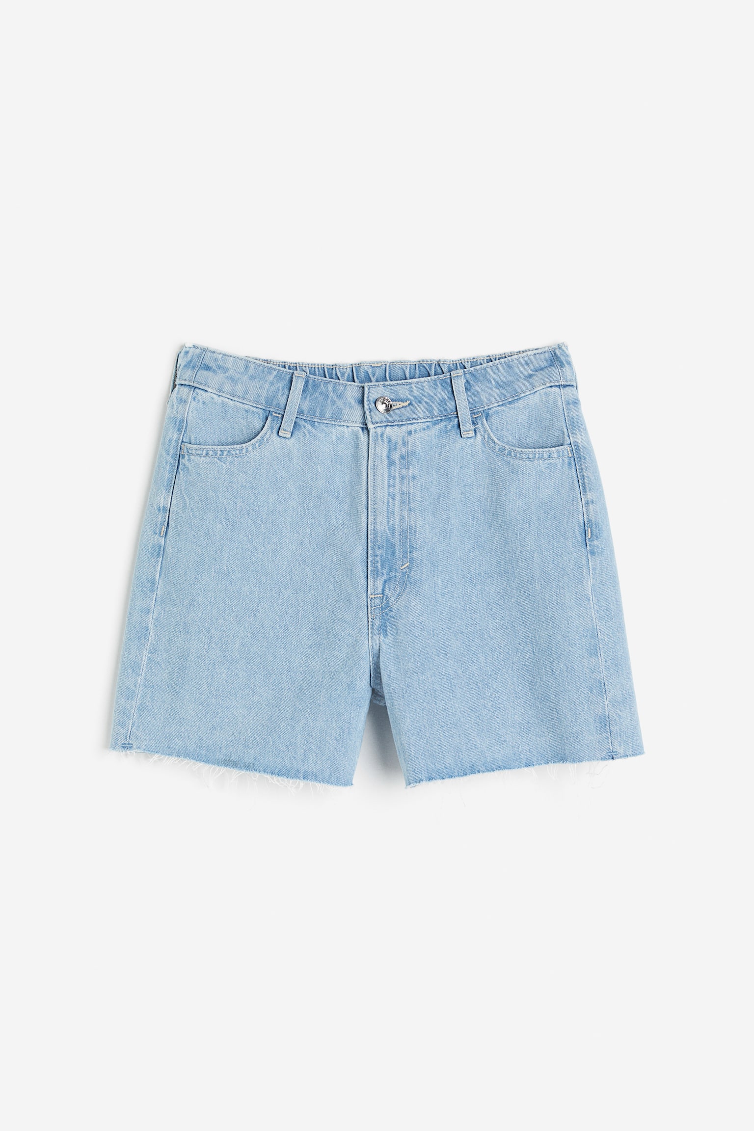 Denim shorts - Light denim blue/Dark grey/White/Denim blue - 1