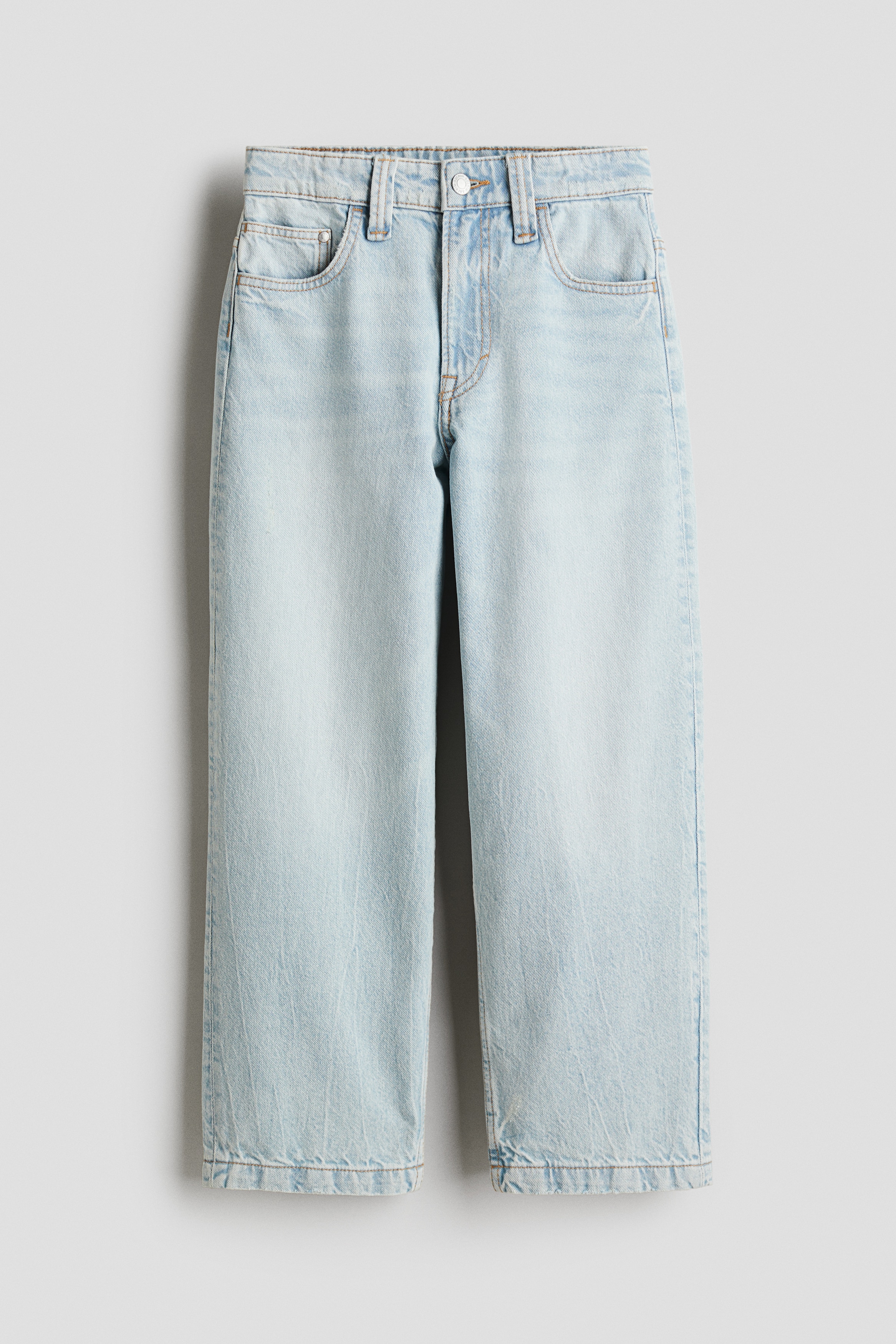 牛仔寬版褲 - 淺丹寧藍/丹寧藍/水洗黑色/丹寧藍/水洗深丹寧藍/淺丹寧灰/淺丹寧藍/深丹寧藍/水洗黑色/淺丹寧藍/白色/深丹寧藍