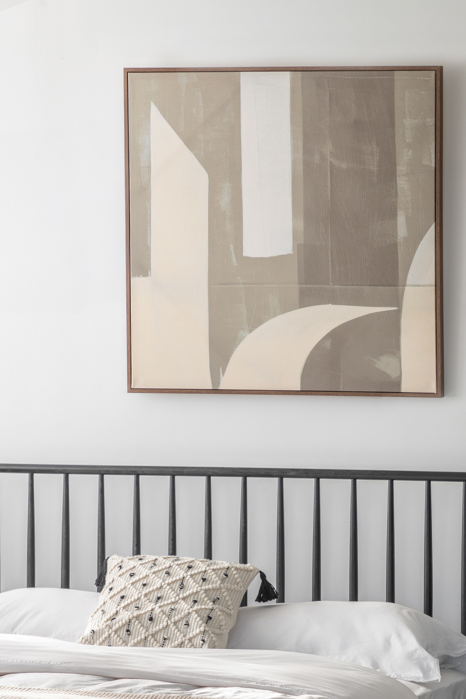 Abstract Framed Canvas