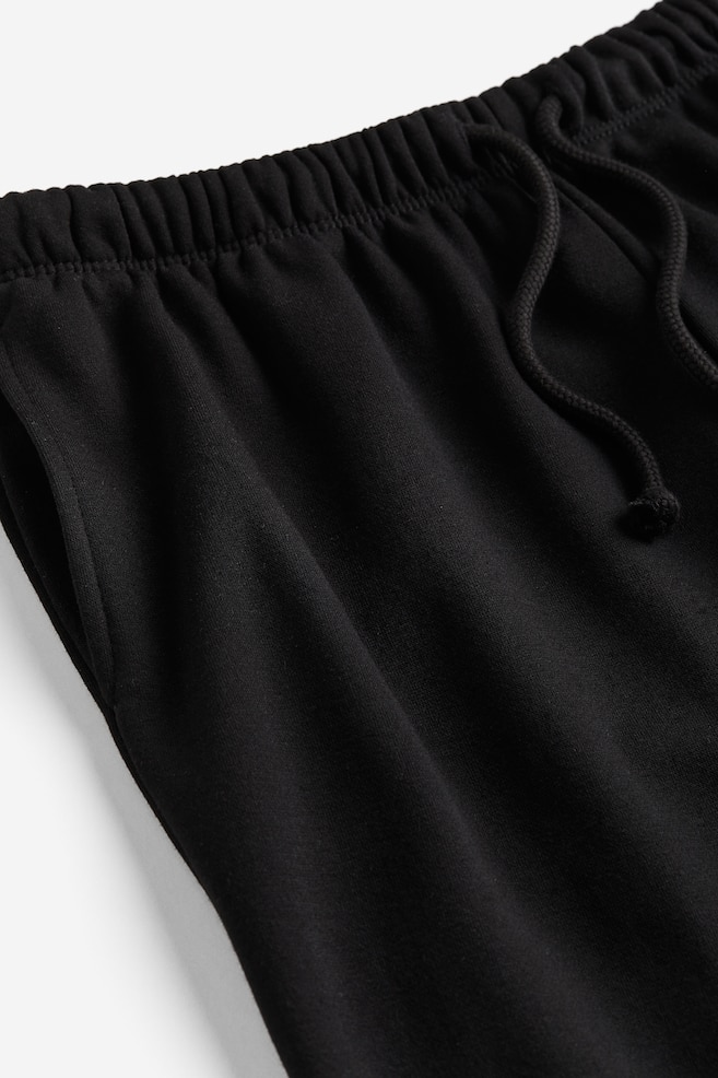 Pantalon jogger ample - Noir/Gris clair chiné/Grège clair - 5