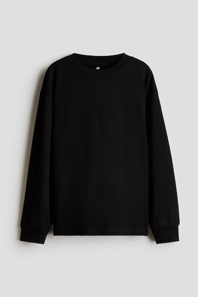 長袖コットンTシャツ