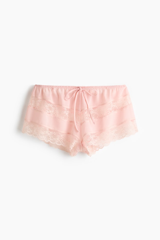 Braga shortie de gasa - Rosa claro/Beige claro/Blanco - 1