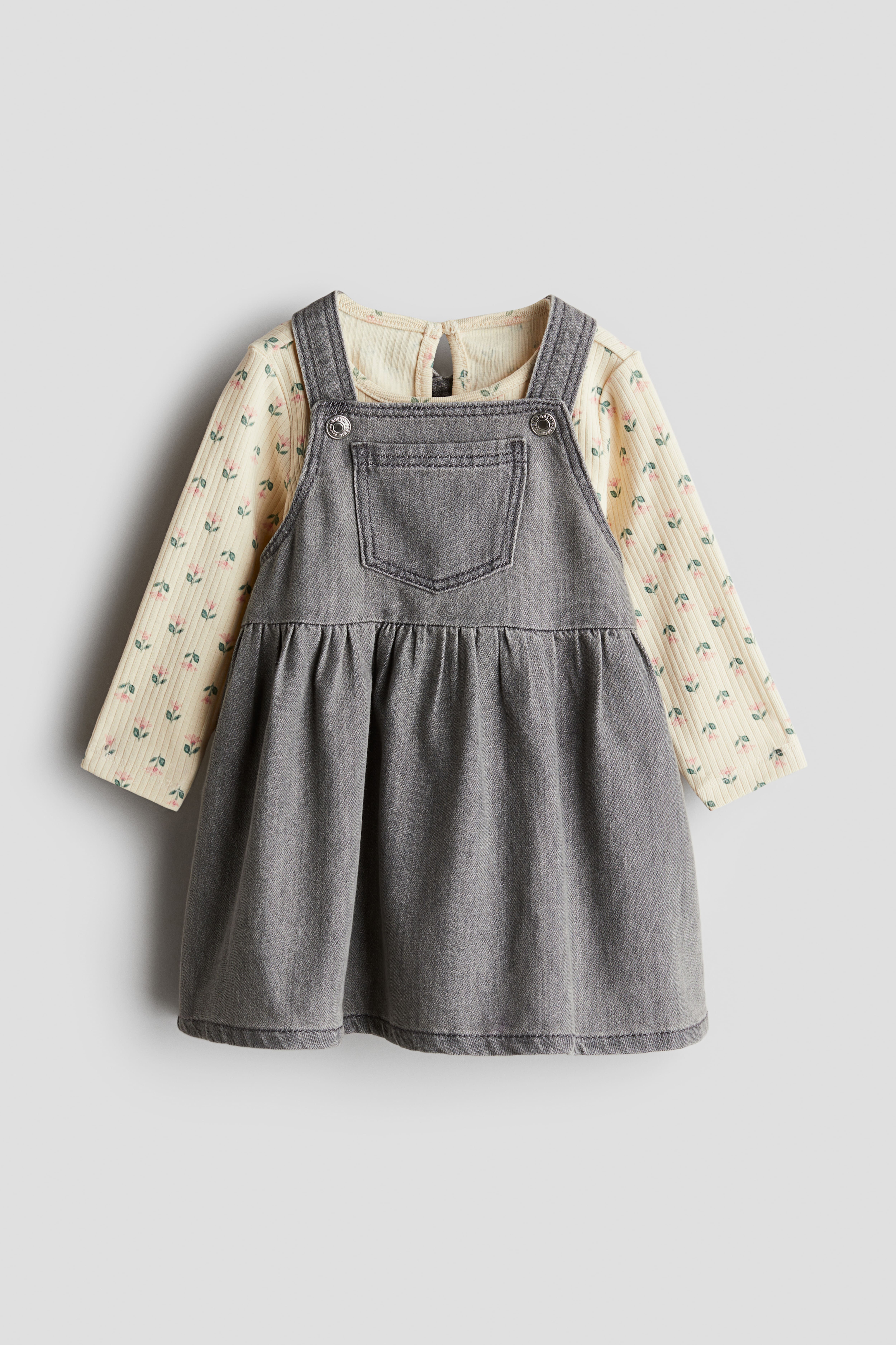 H and m denim pinafore best sale