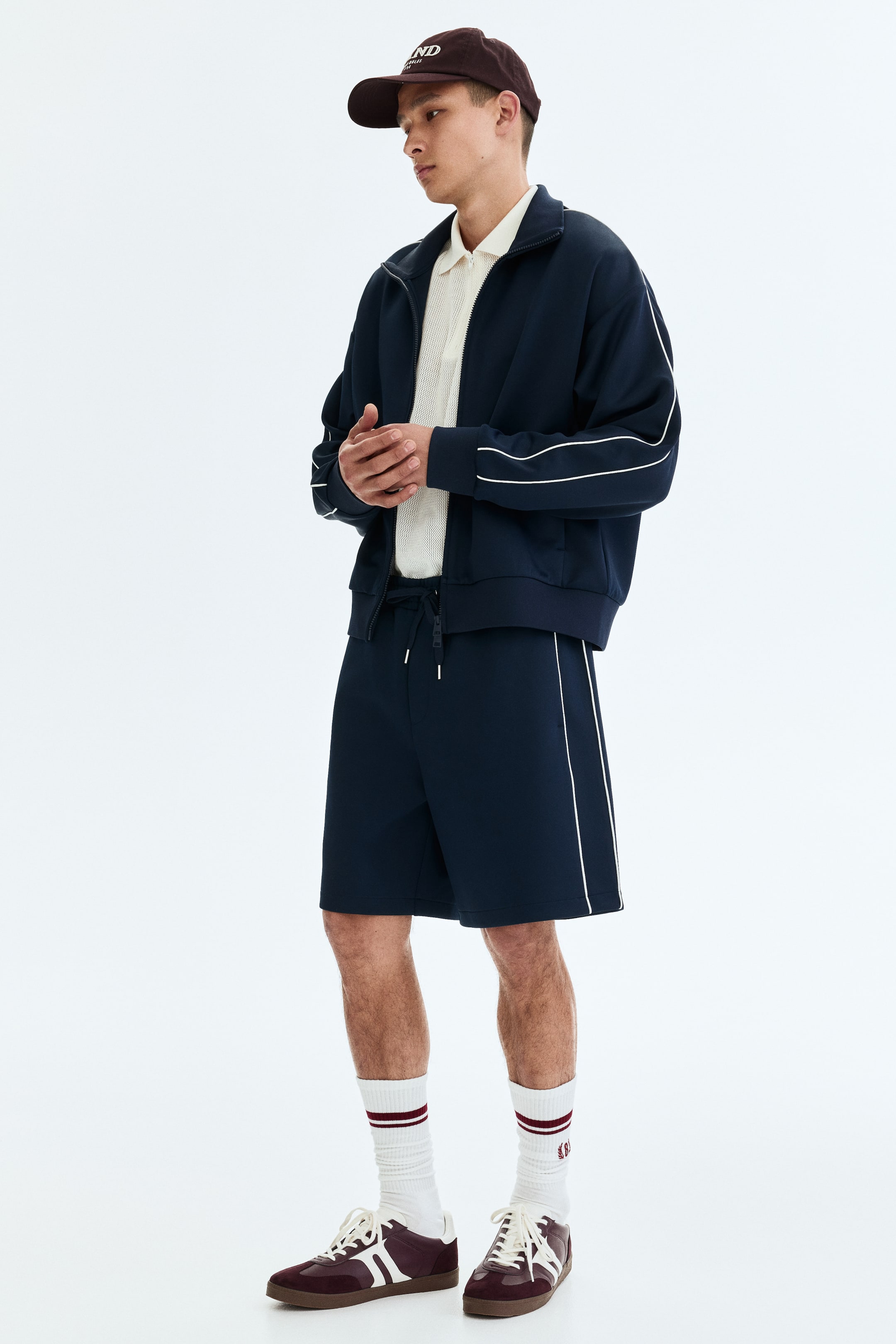 Relaxed-Fit Scuba Track Jacket
