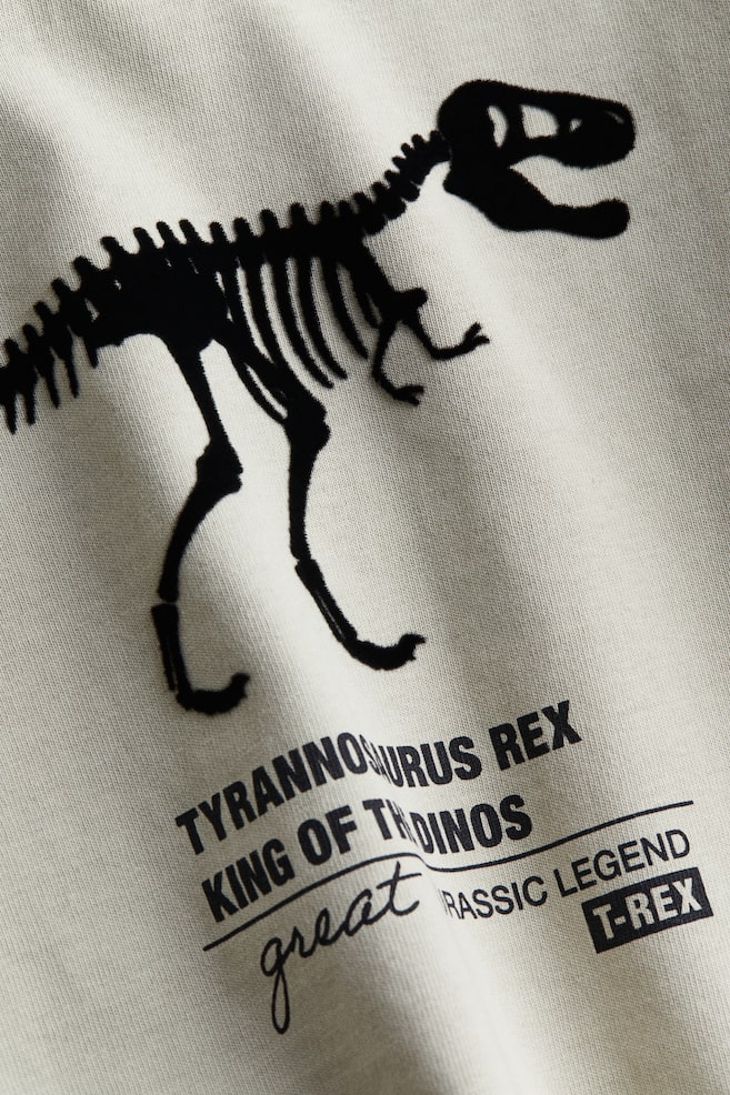 T-shirt à manches longues - Vert clair/dinosaure - 4