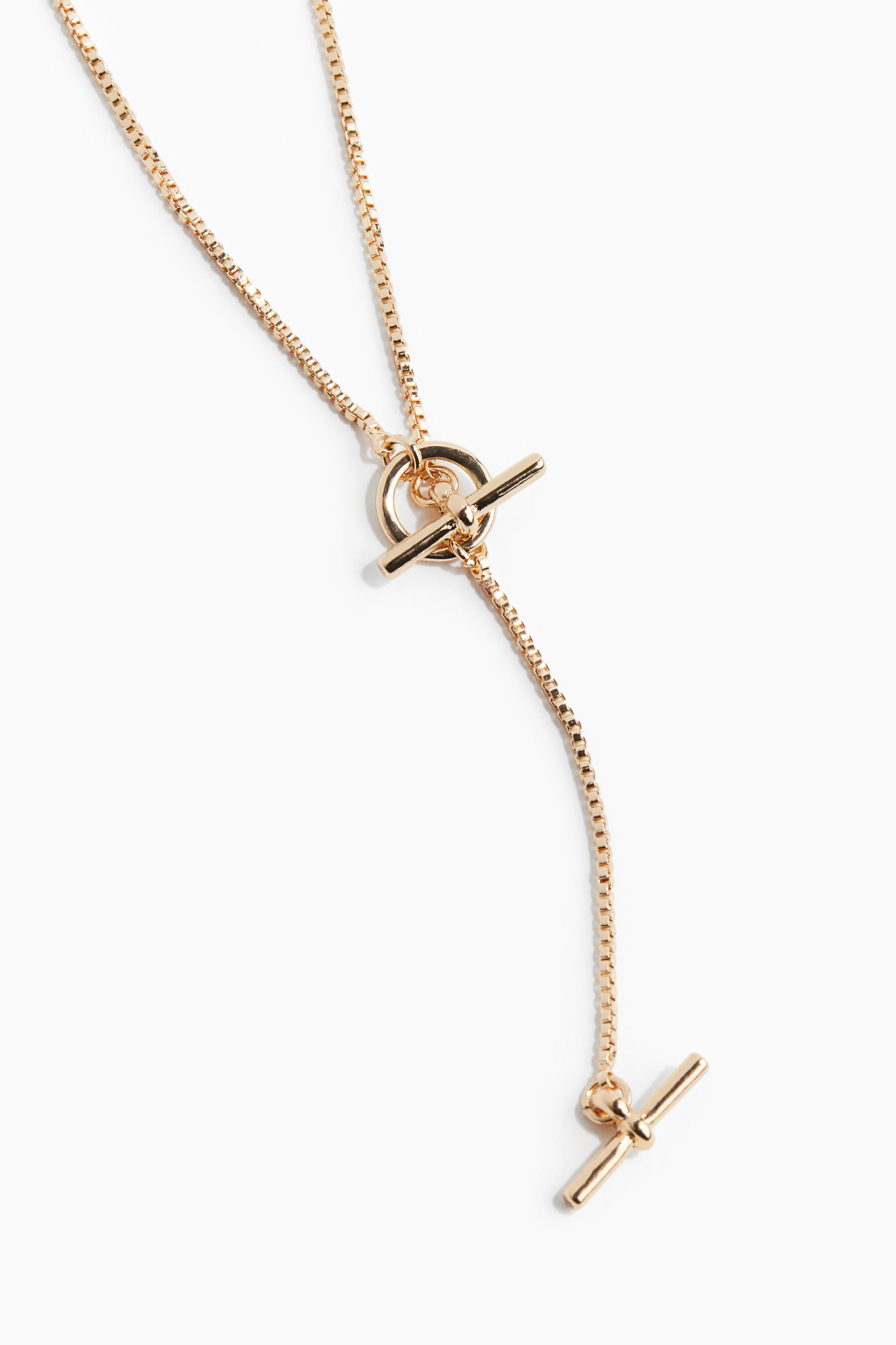 T-Bar Lariat Necklace