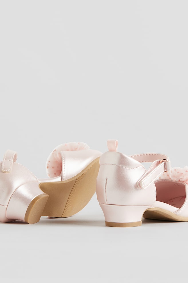 Appliquéd dressing-up shoes - Light pink - 5