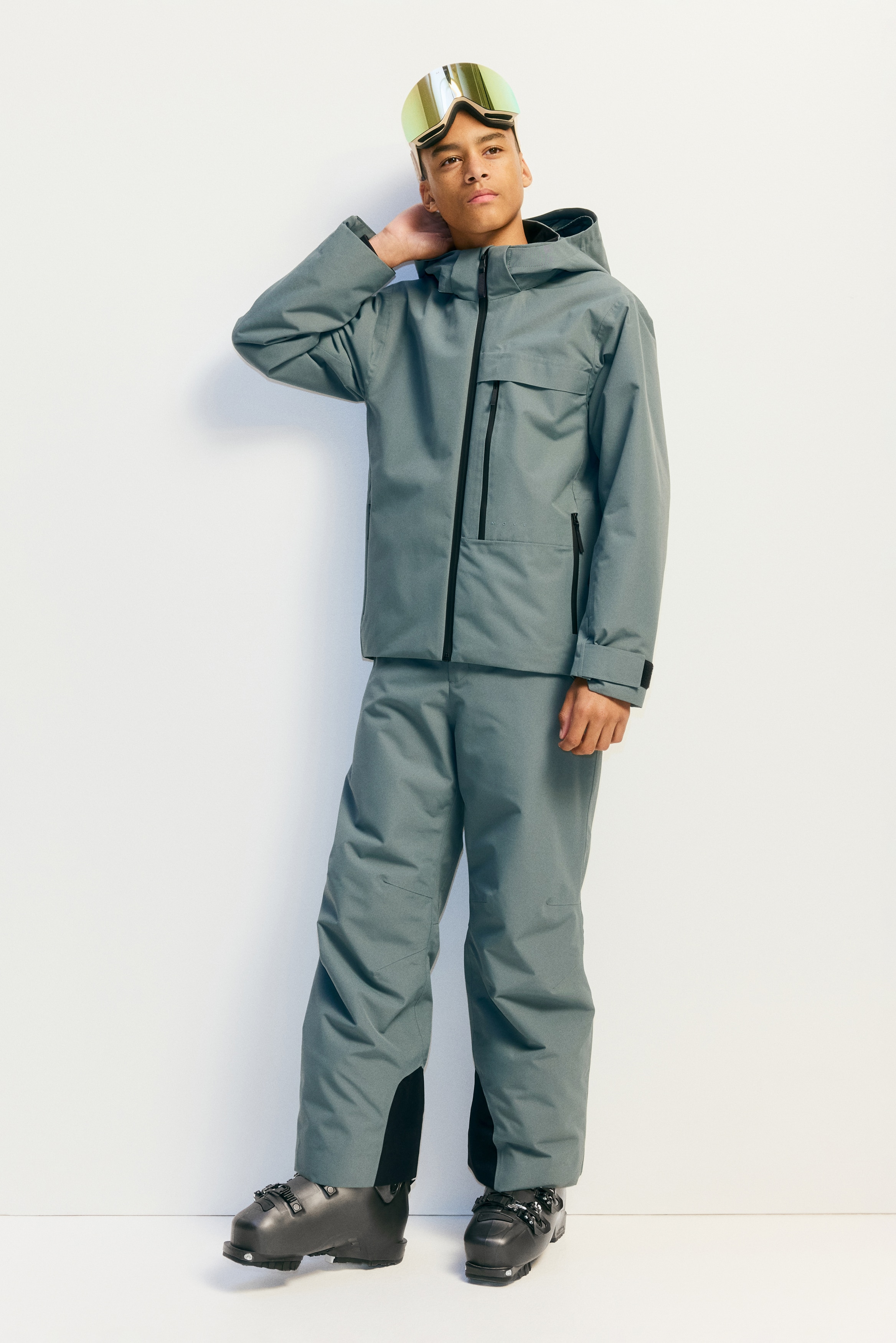 パッデッドスキージャケット StormMove™ - ダスティグリーン - Kids