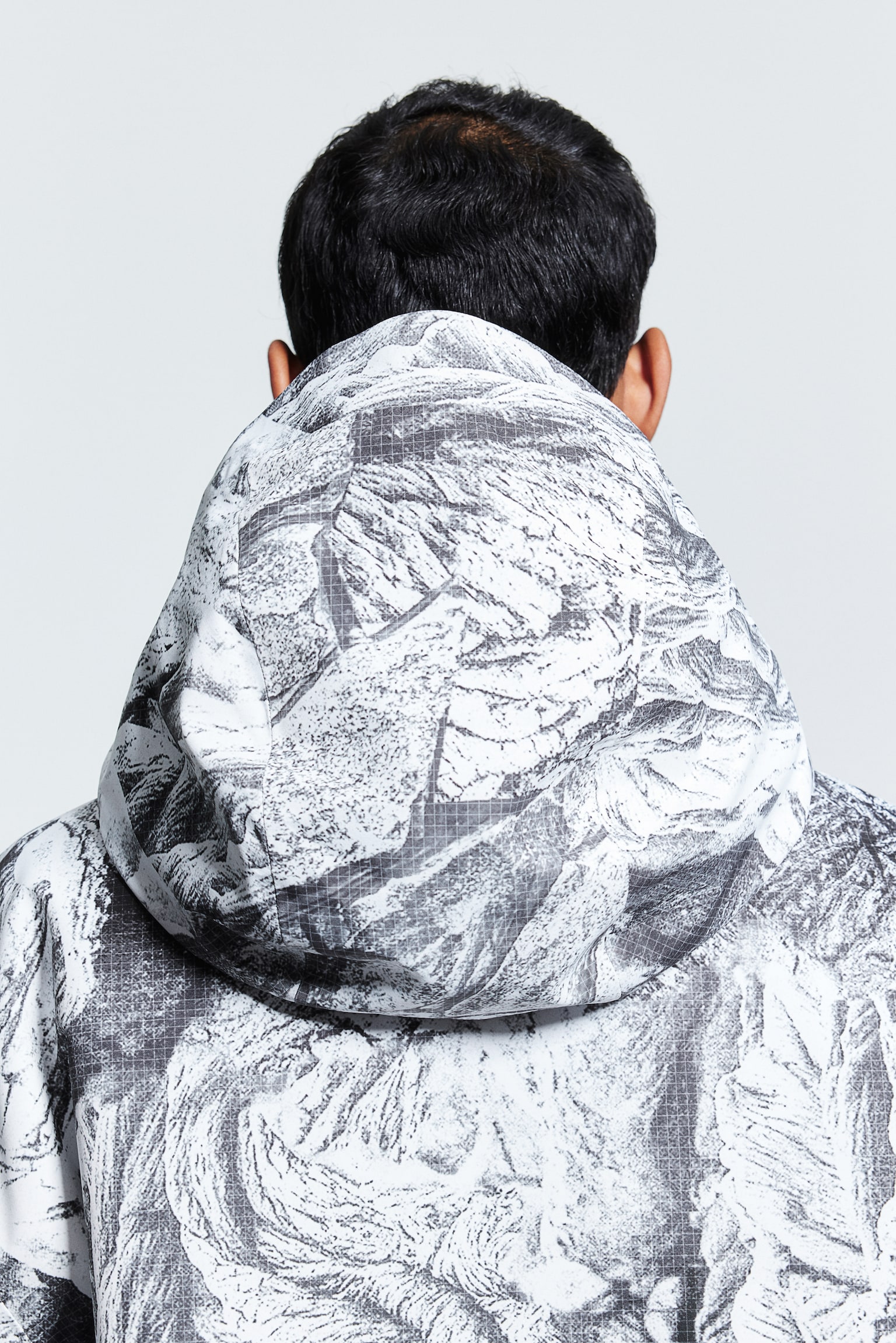 Popover ski jacket in StormMove™ - White/Patterned/Black - 5