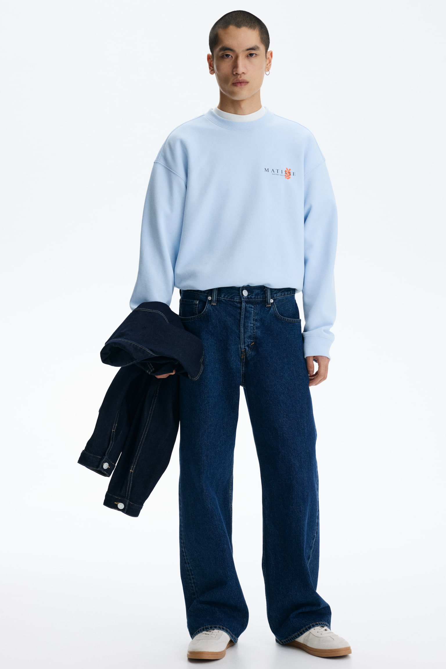 Loose Fit Sweatshirt - Light blue/Matisse/Dark brown/Ramones/Grey marl/Snoopy/White/Katsushika Hokusai - 6