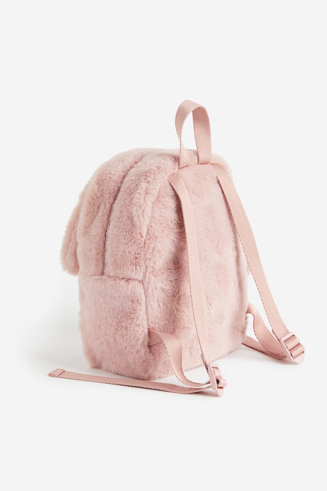 Fluffy backpack - Light pink - 3