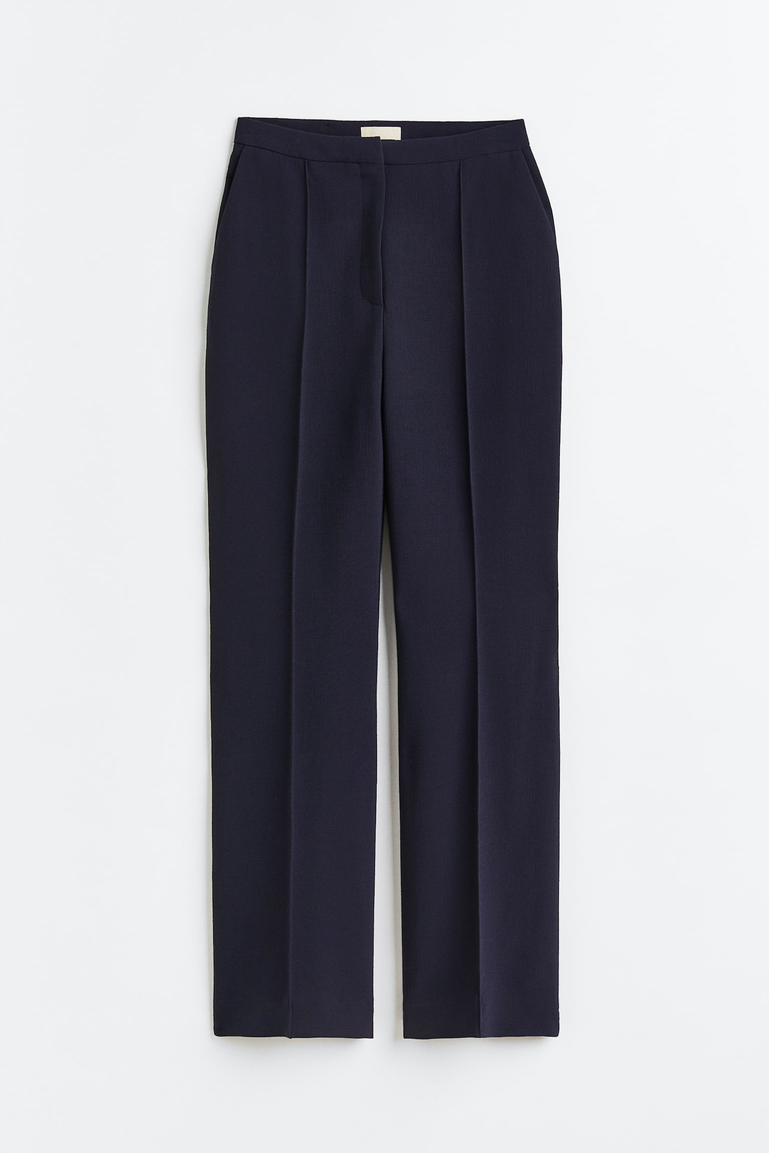 Wool-blend suit trousers - Midnight blue/Black - 1