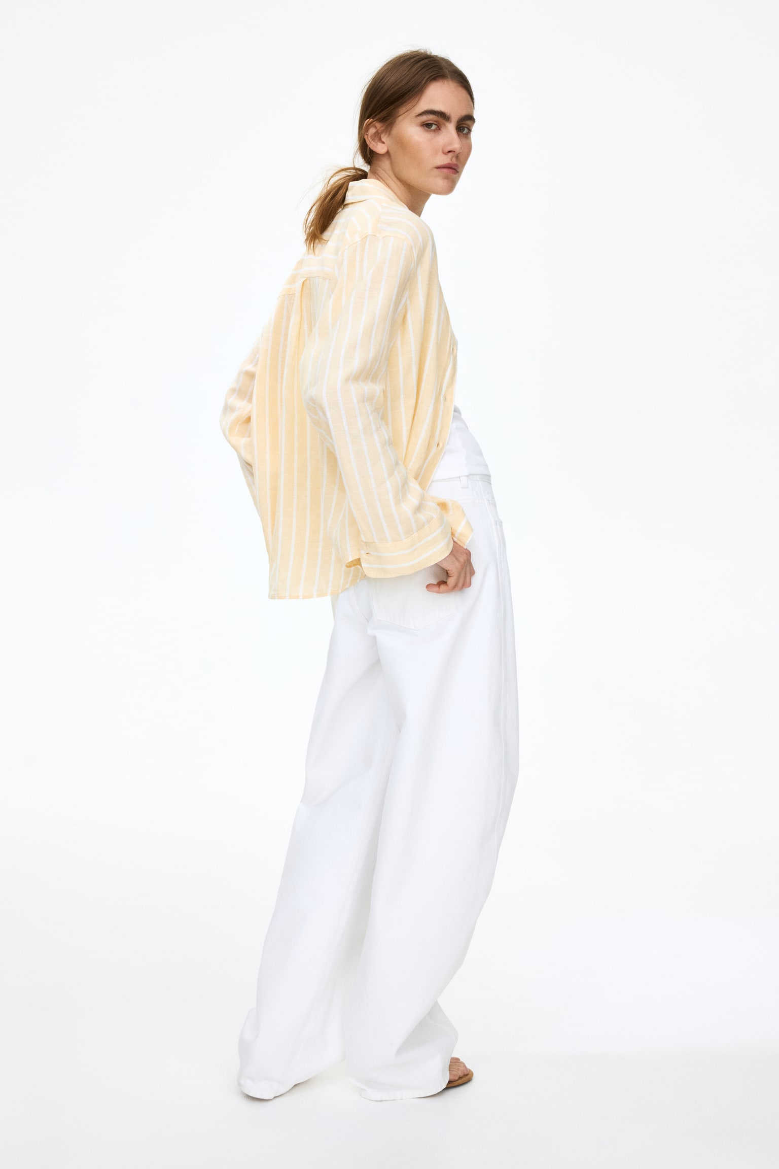 Linen-blend shirt - 1