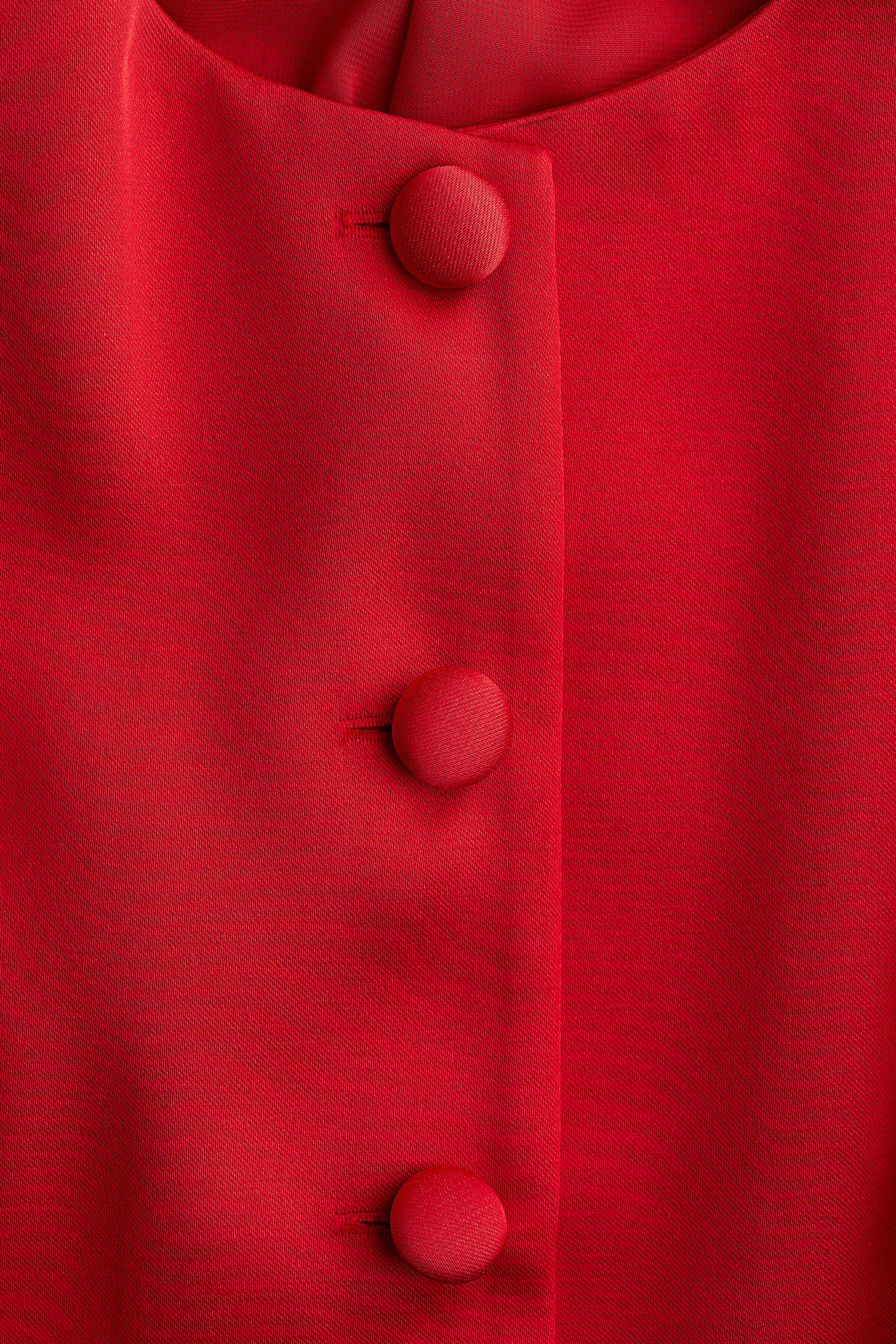 Puff-sleeved blouse
