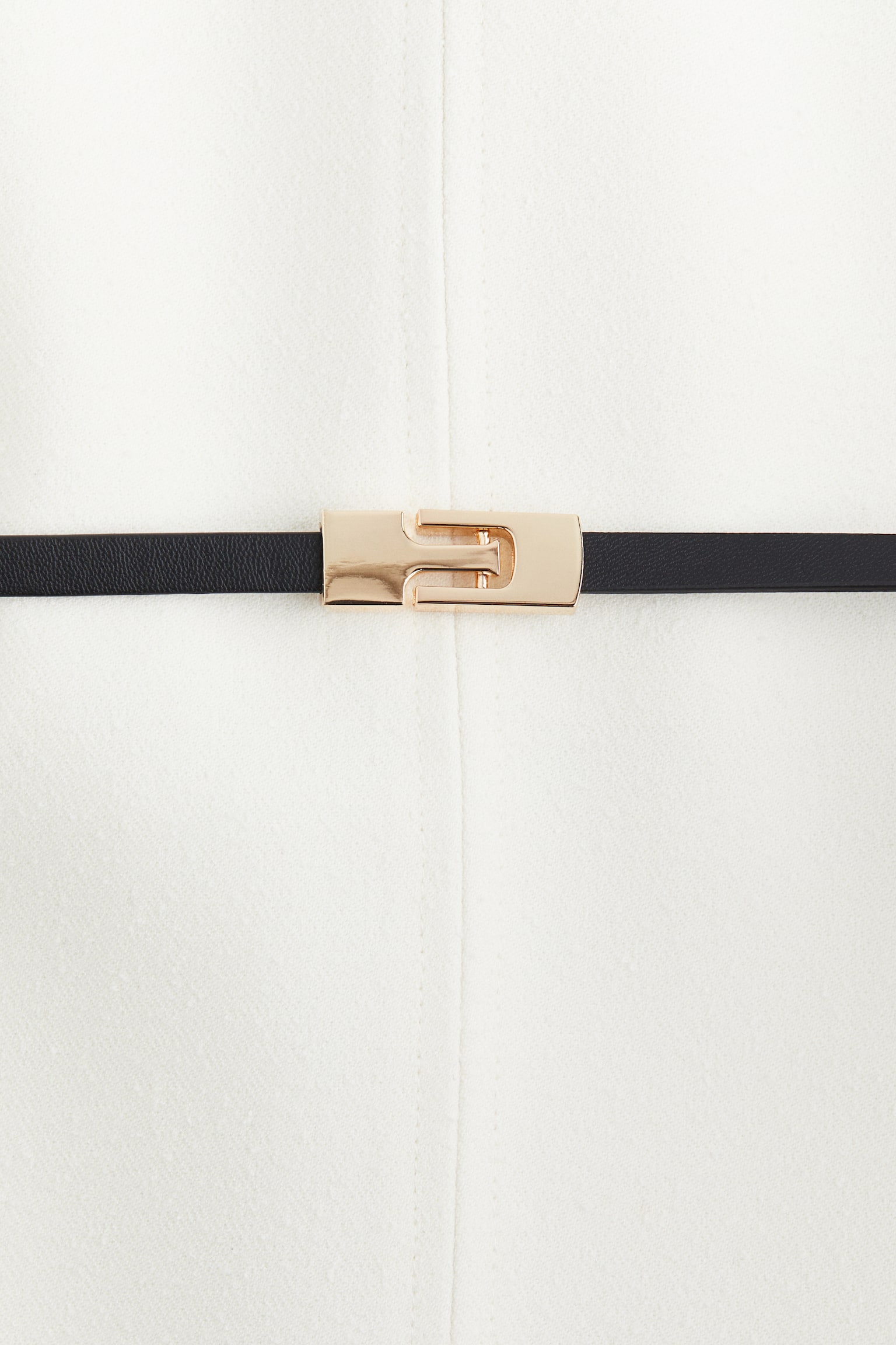 Женский комбинезон H&M Belted Romper, цвет: Кремовый — фото 2