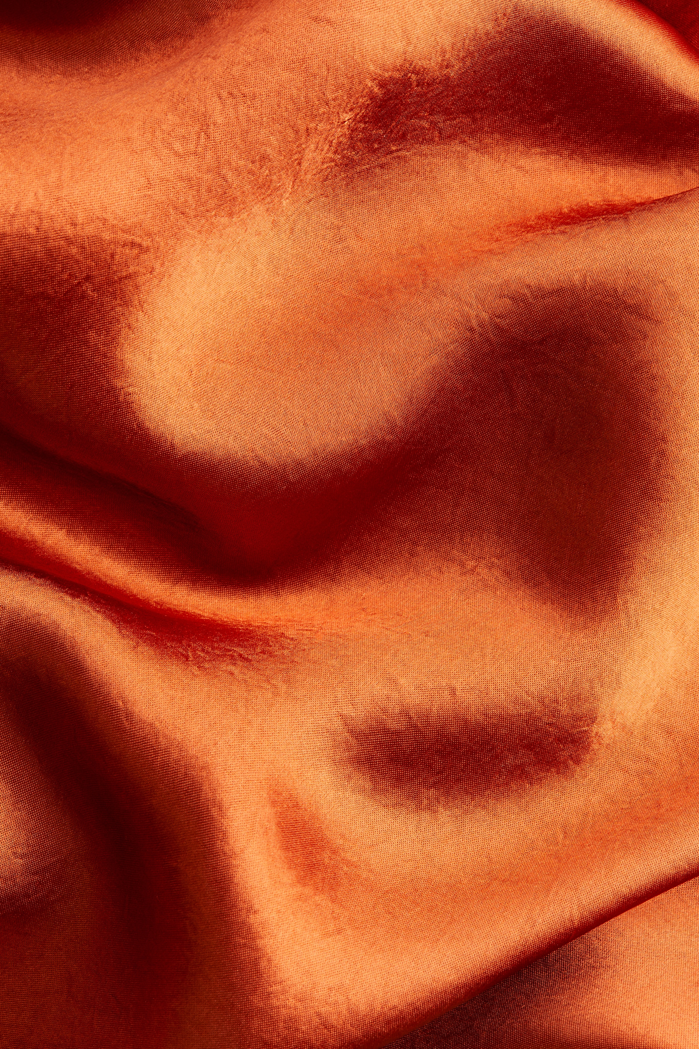 Cowl-neck satin top