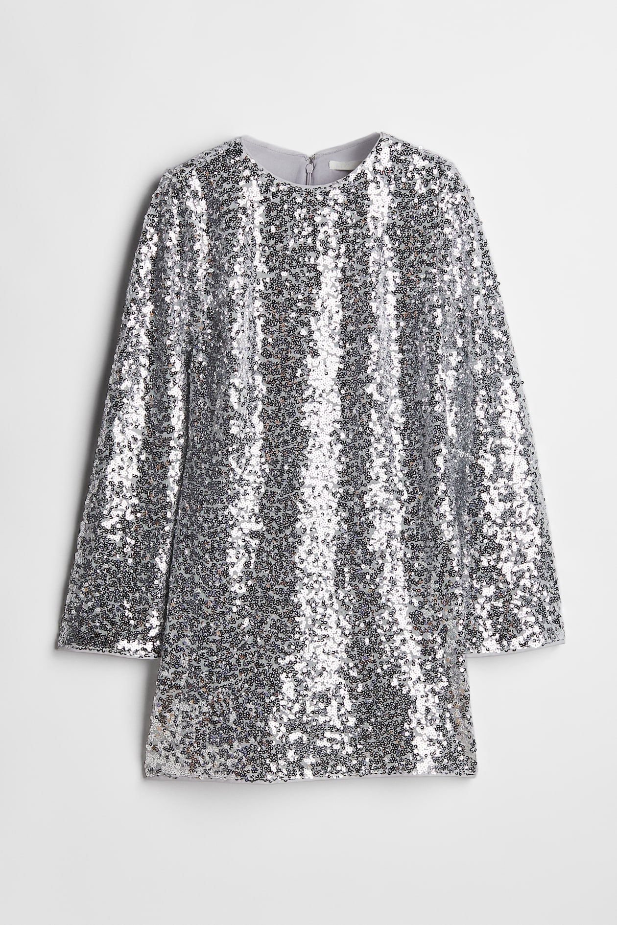 hm silver sequin dress Ladies - Black Sequined Wrap Dress - Size: S