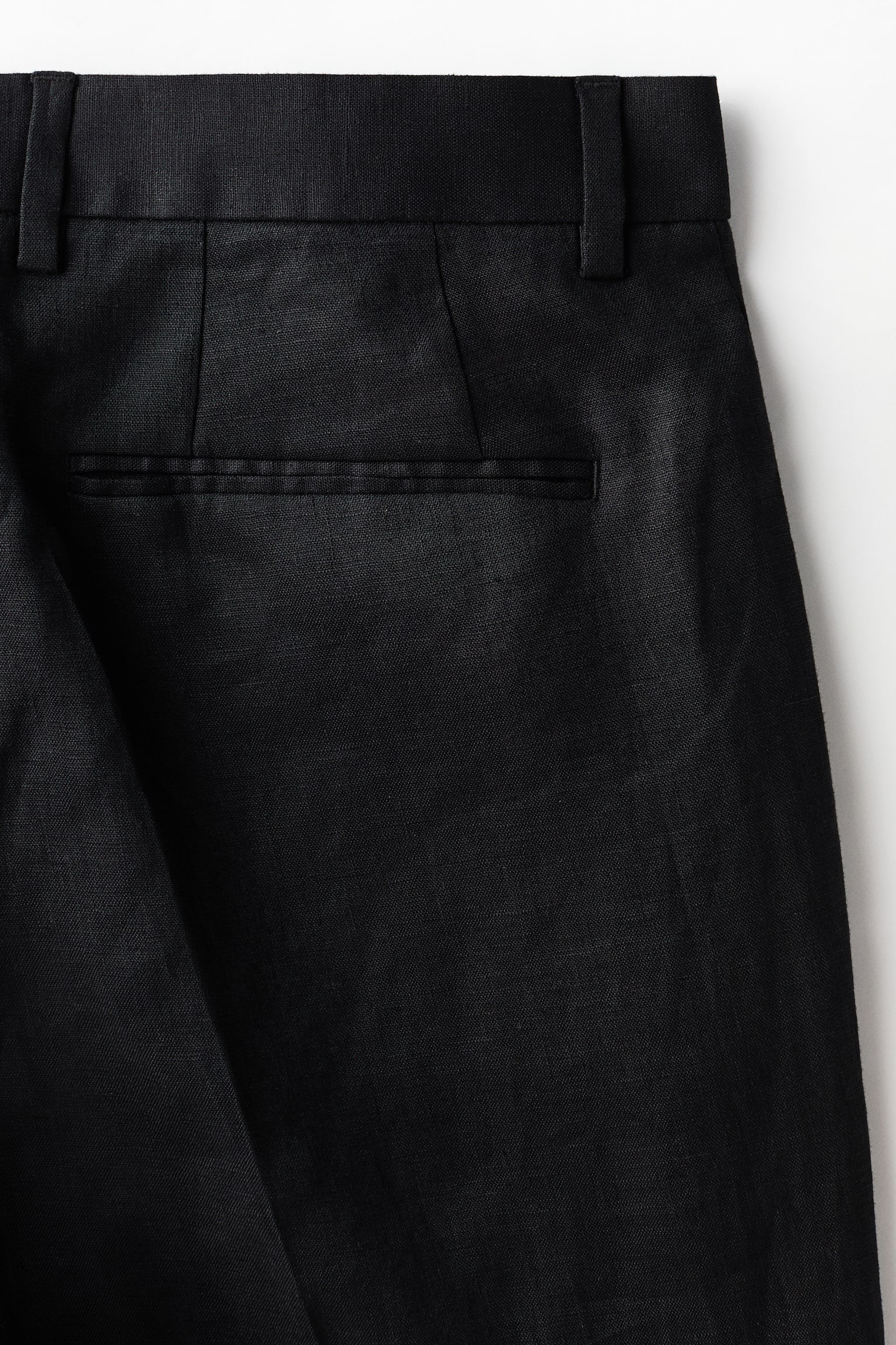 Pantalon de costume Slim Fit en lin - Noir/Vert clair/Beige clair/Vert kaki/Beige/Bleu marine - 6