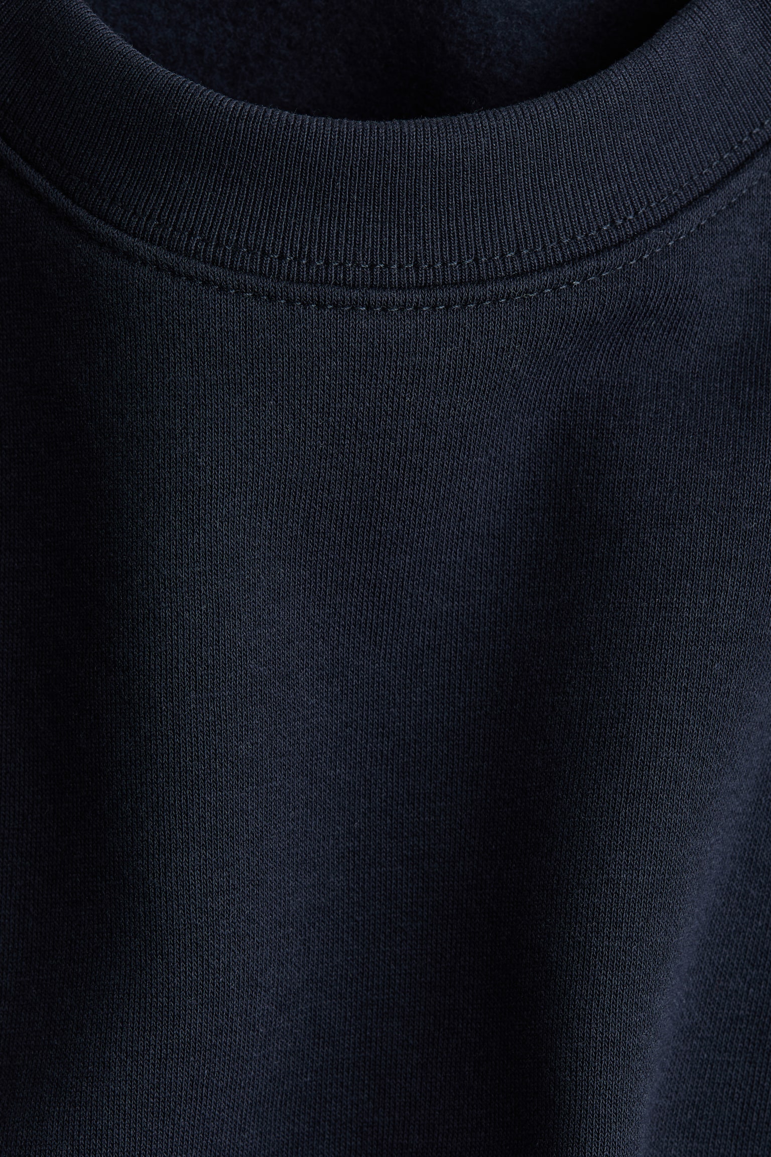 Oversized Sweatshirt - Navy blue/Gray melange - 2