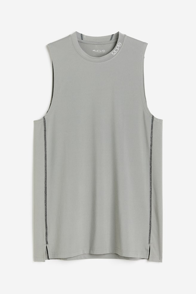 DryMove™ Sports vest top - Grey/Black/White - 2