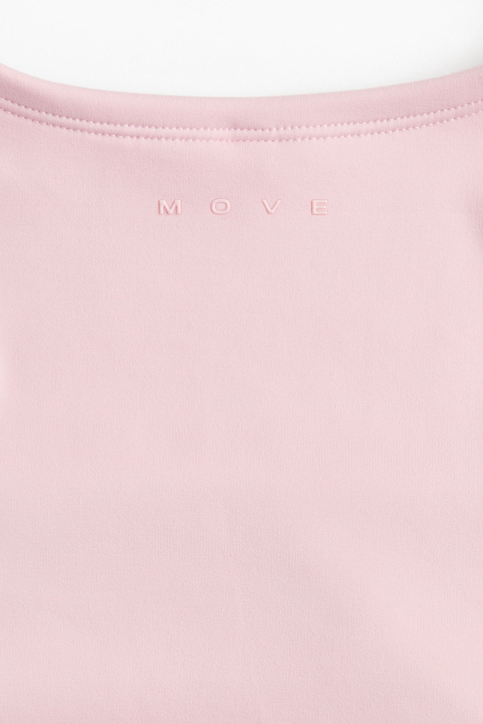 Long-sleeved sports top with DryMove™ - Light pink/Black/Light beige - 2