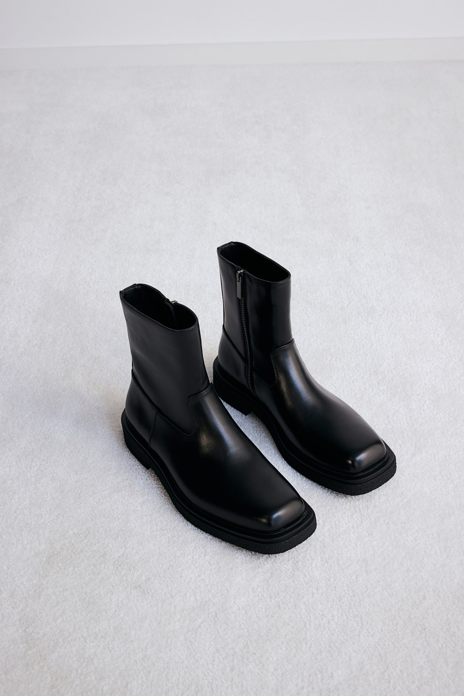 Botas - Preto/Bege - 1