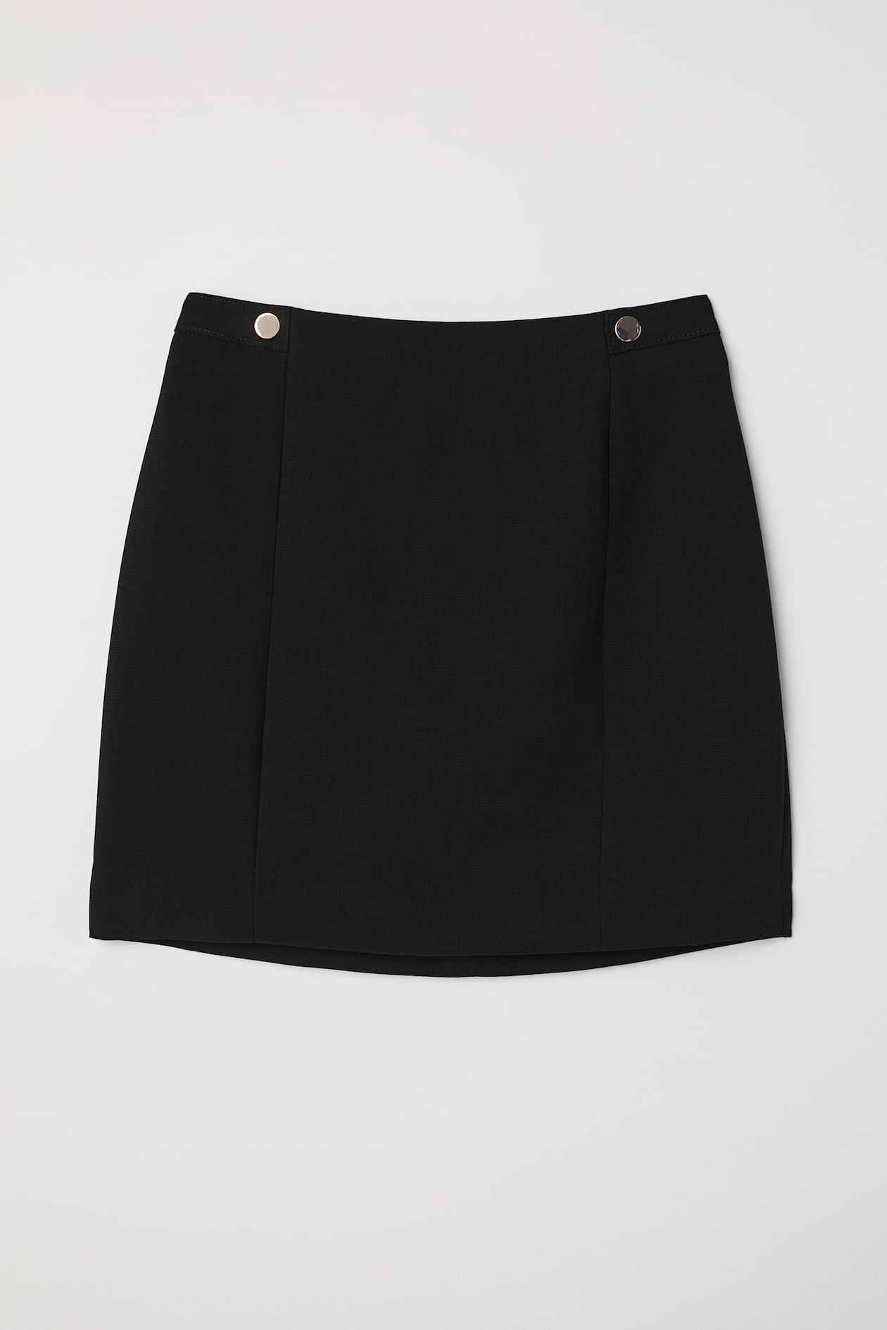 Tailored skirt - High waist - Short - Black - Ladies | H&M GB