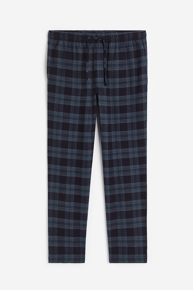 2-pack Regular Fit pyjamasbukse - Mørk blå - 4