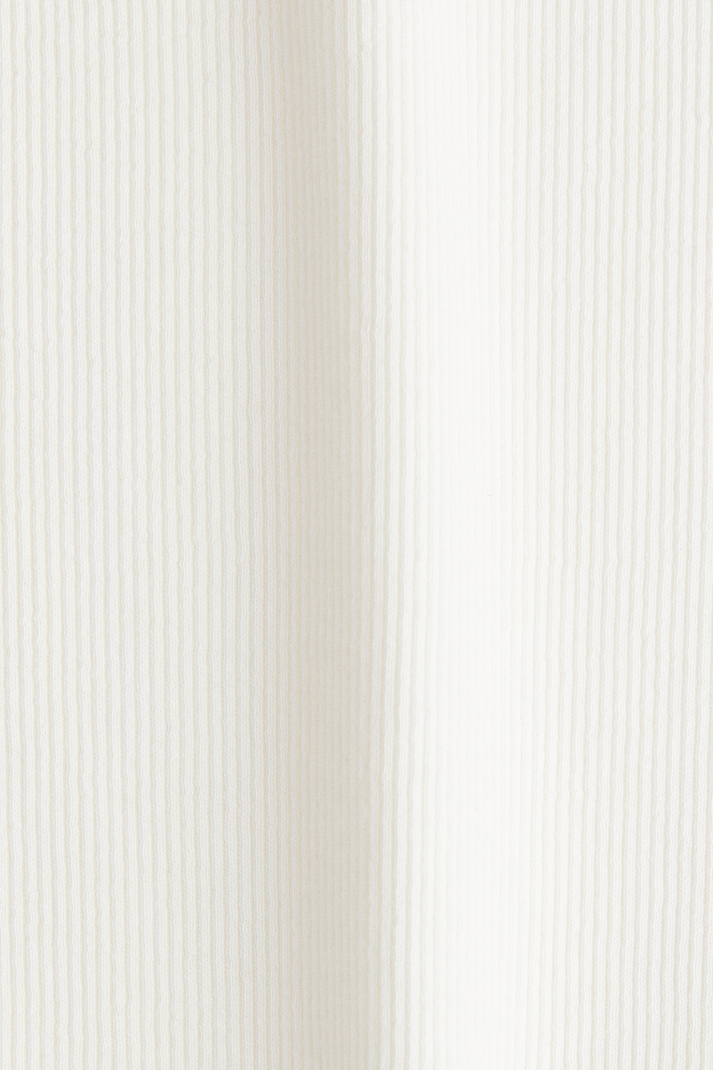Ribbed boat-neck top